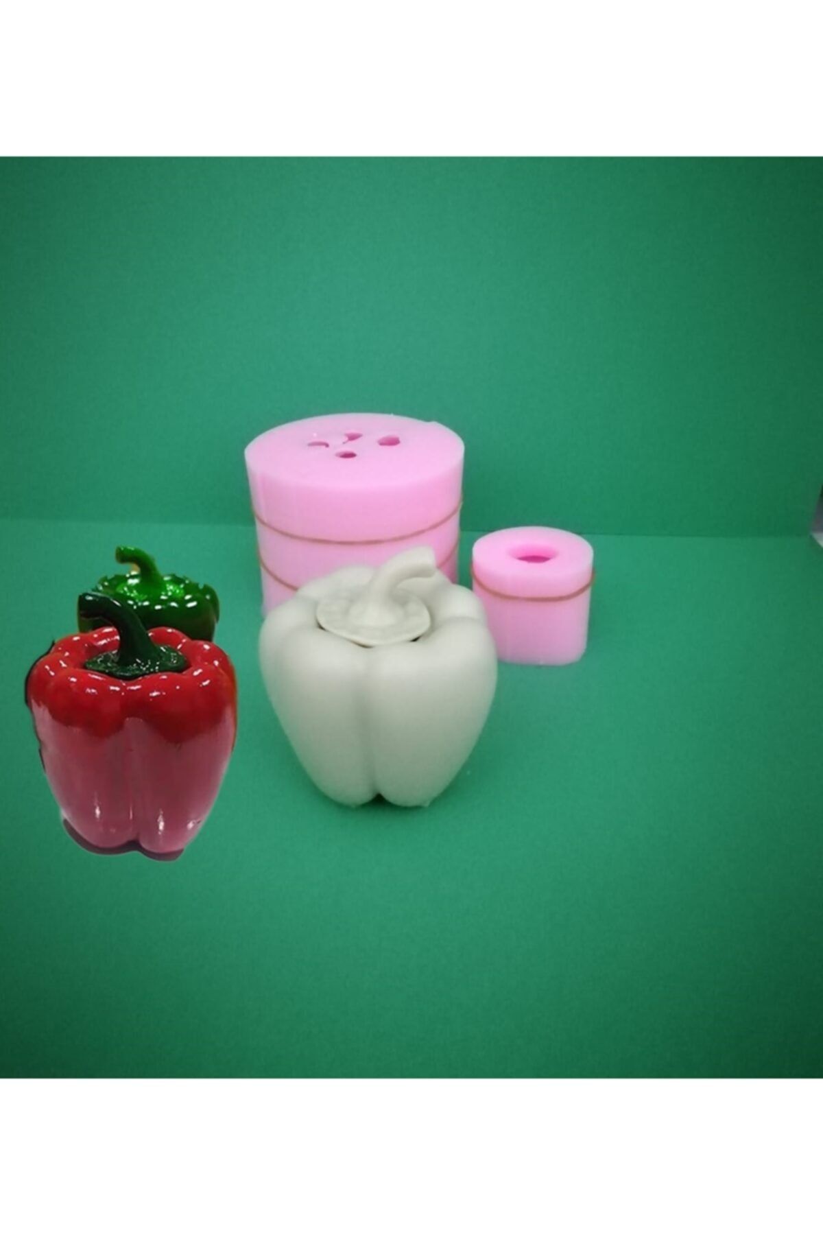 AnkaHobiMarket Dolmalık Biber Saksı Silikon Kalıp