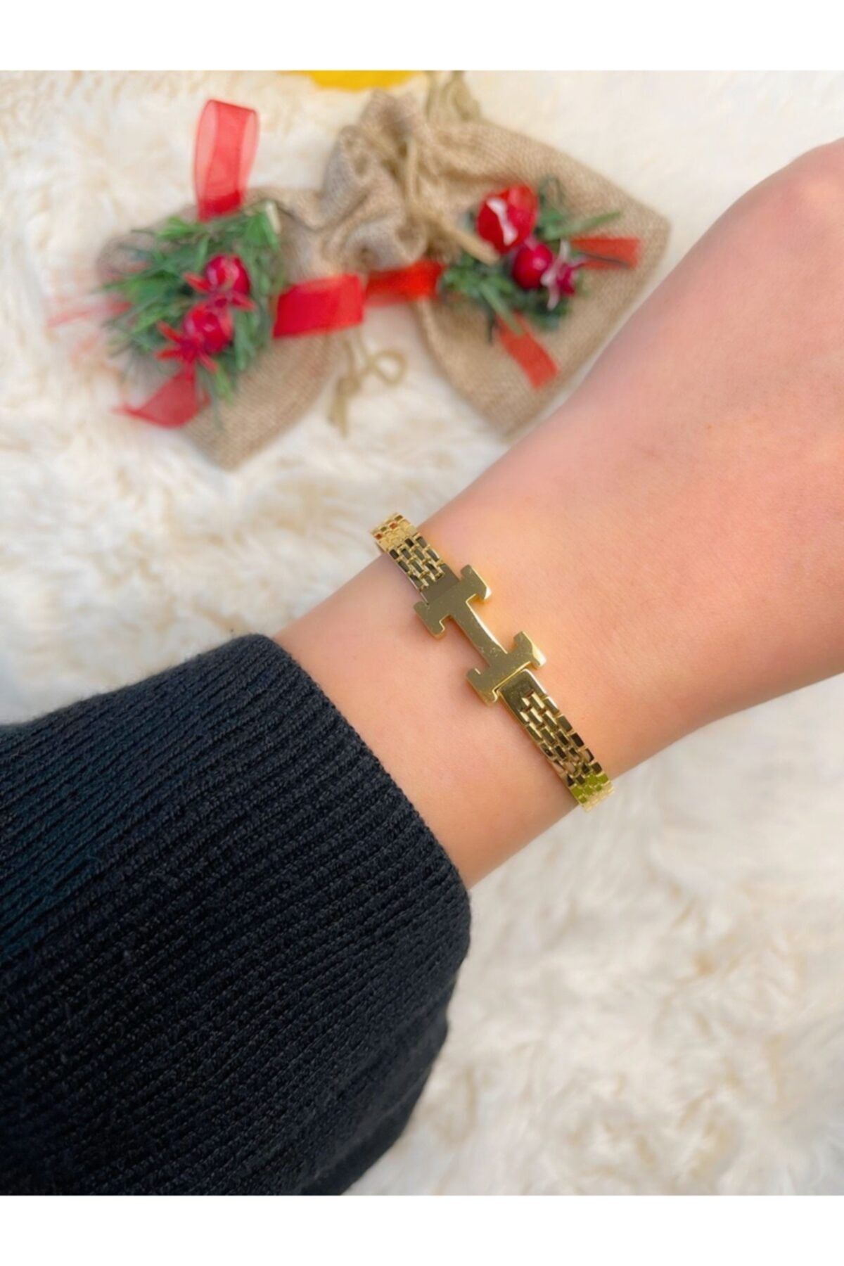 Çelik Wise Accessory Hermes Kelepçe Bileklik