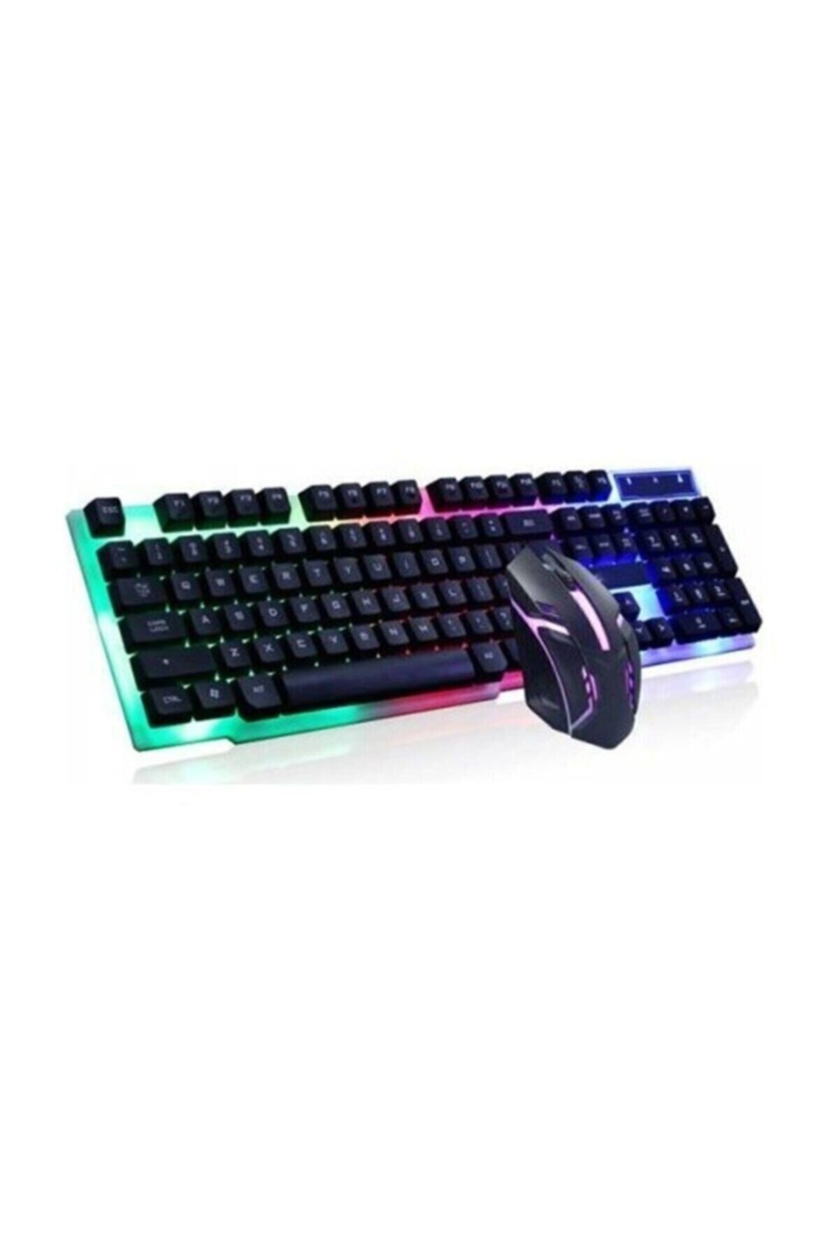 Serpateks Rbg Aydınlatmalı Mouse Seti Oyuncu Gamer Set