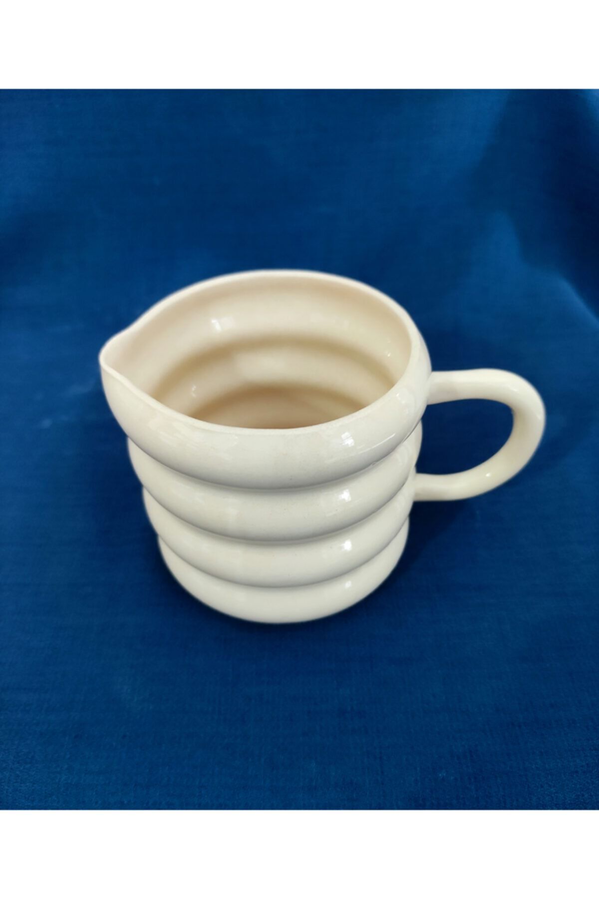 Serapça Seramik Spiral Sosluk El Yapımı Seramik 300ml