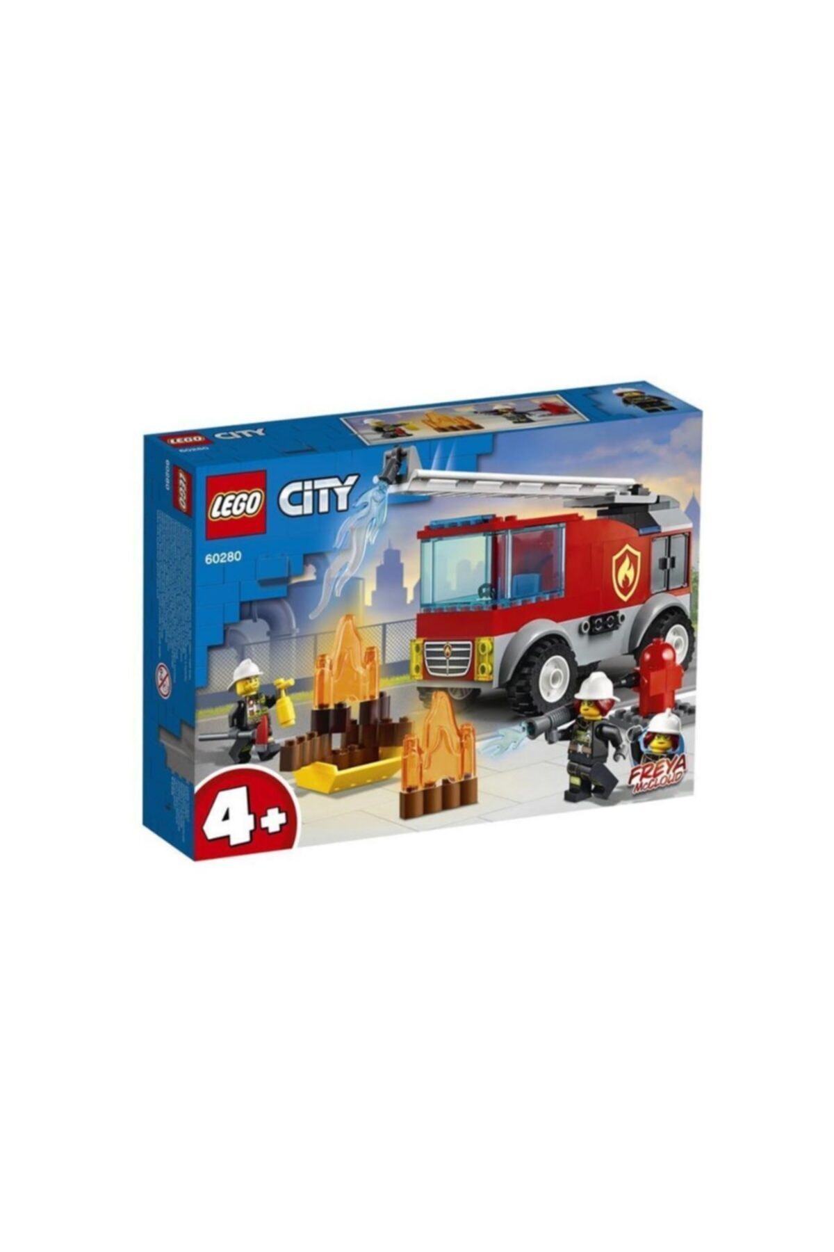 LEGO 60280 ® City Merdivenli Itfaiye Kamyonu / 88 Parça /+4 Yaş