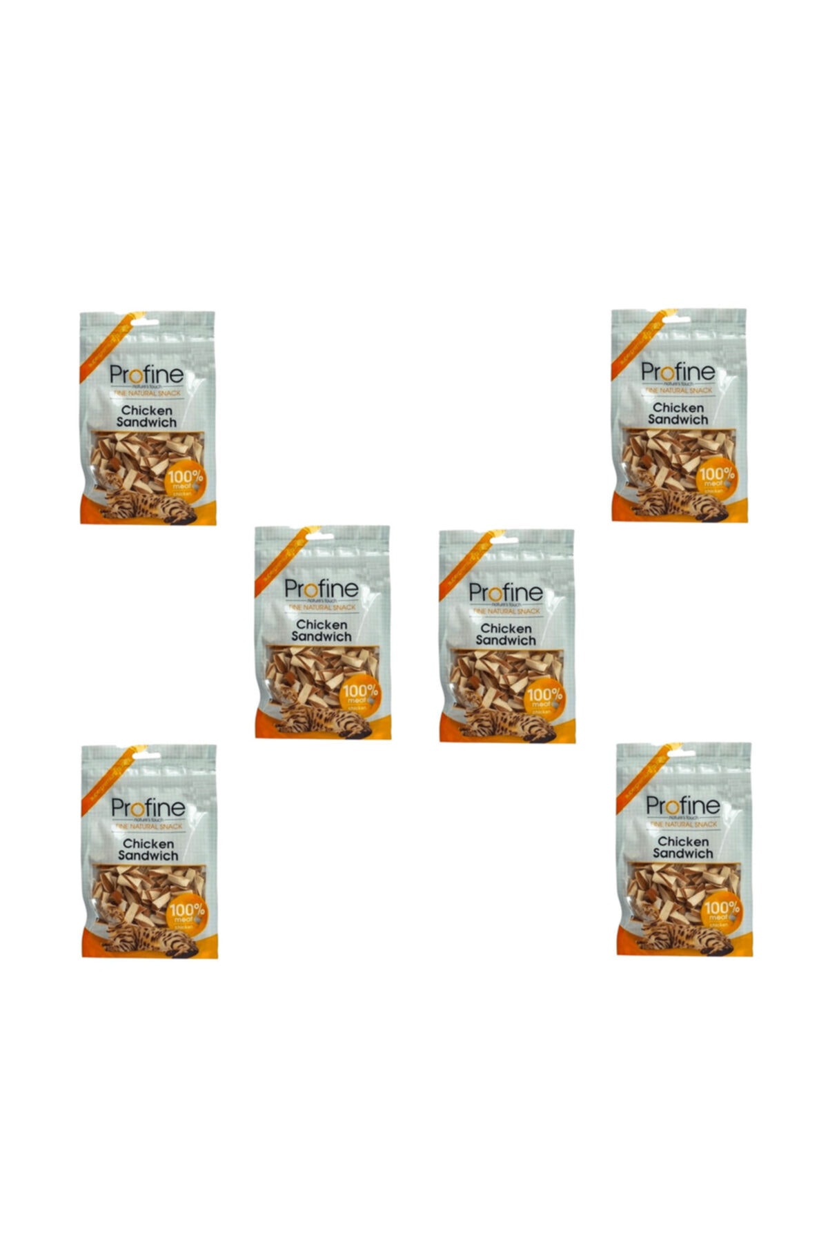 Profine Tavuk Etli Sandvic Tahılsız 80gr Kedi Ödülü 6adet