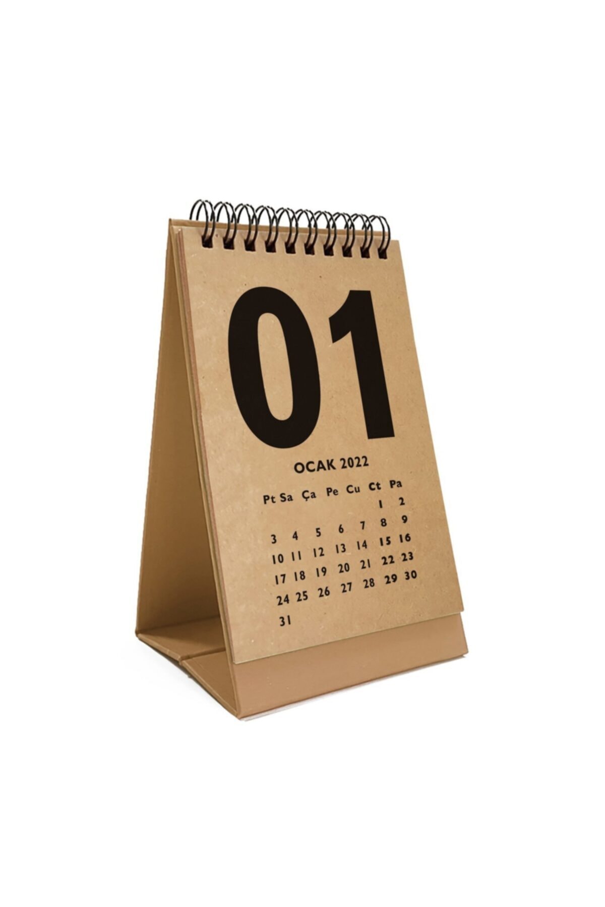 bi'aldım 2022 Kraft Masa Takvimi Ingilizce Tu rkc e Takvim