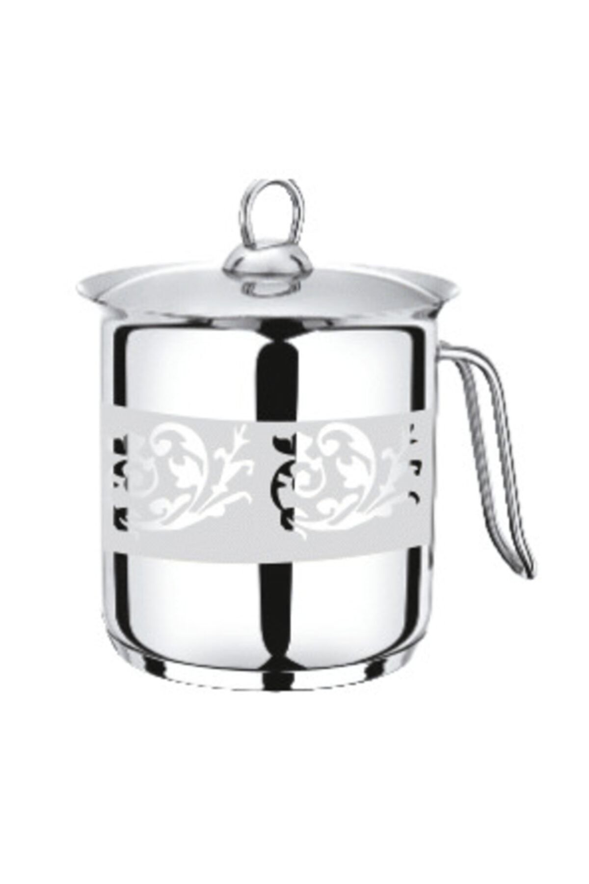 YÖREMDENHEPSİ Metal Kulplu Sütlük - 1 .5 Lt - 304 Kalite Paslanmaz Çelik