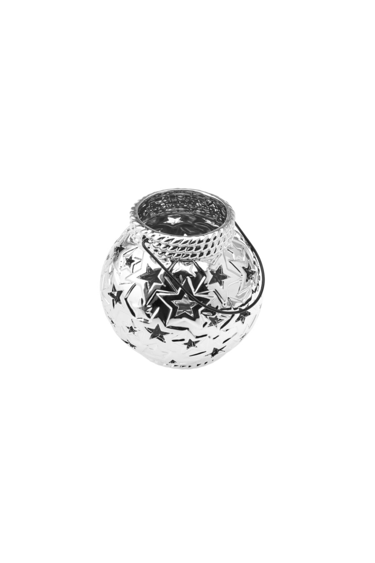 Karaca Home Star Mumluk Silver 14x14cm
