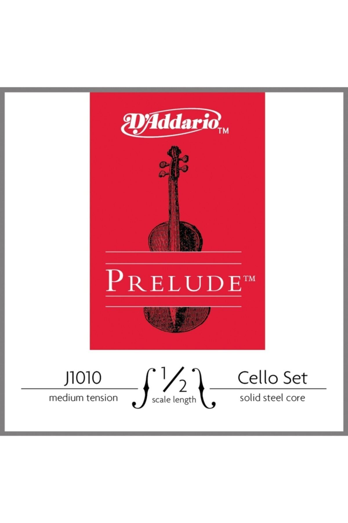 Daddario Daddarıo J1010 1/2m Cello Tel Seti, Prelude, 1/2 Scale, Medıum
