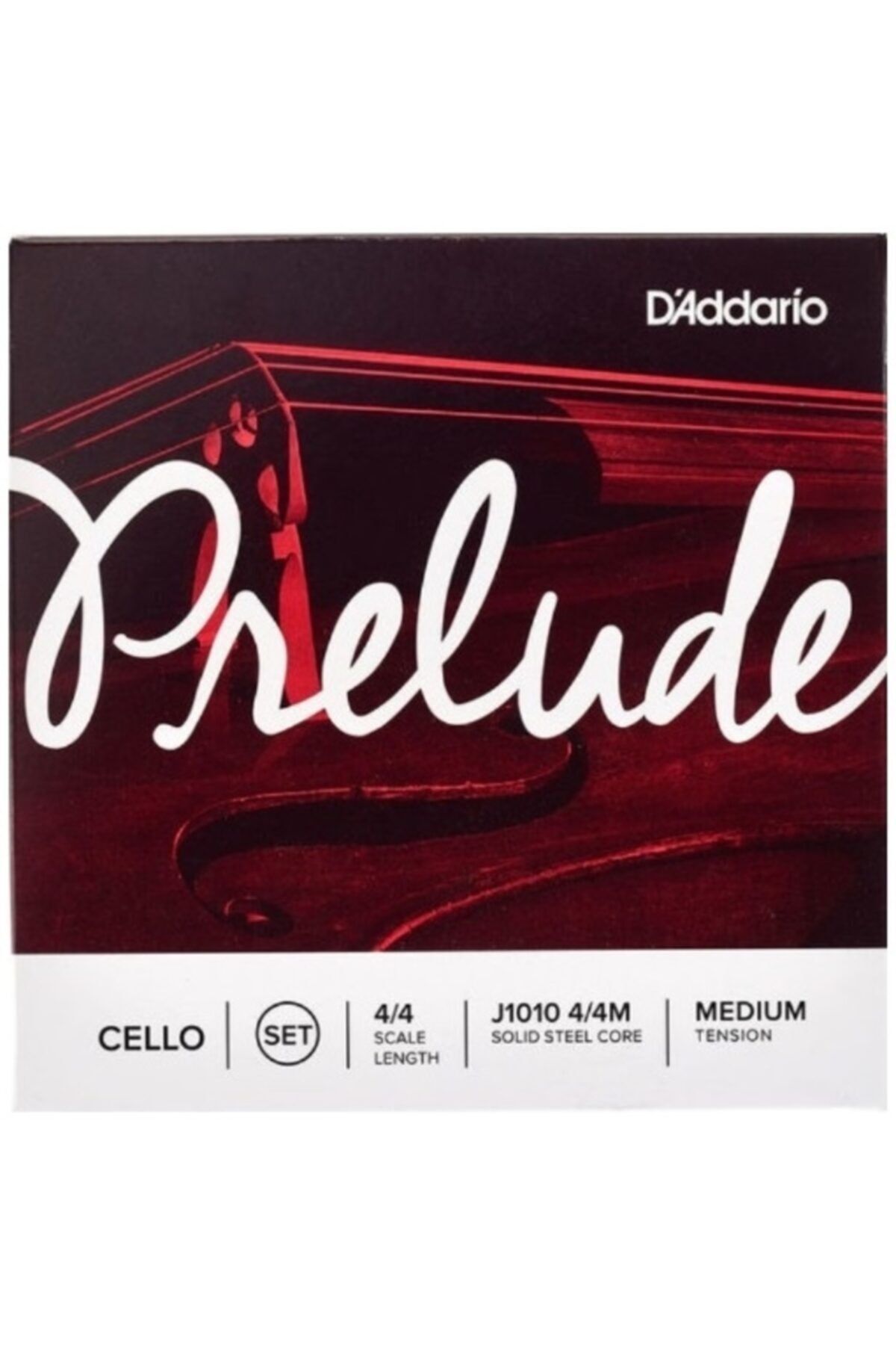 Daddario Daddarıo J1010 Cello Tel Seti, Prelude, 4/4 Scale, Medıum Tensı