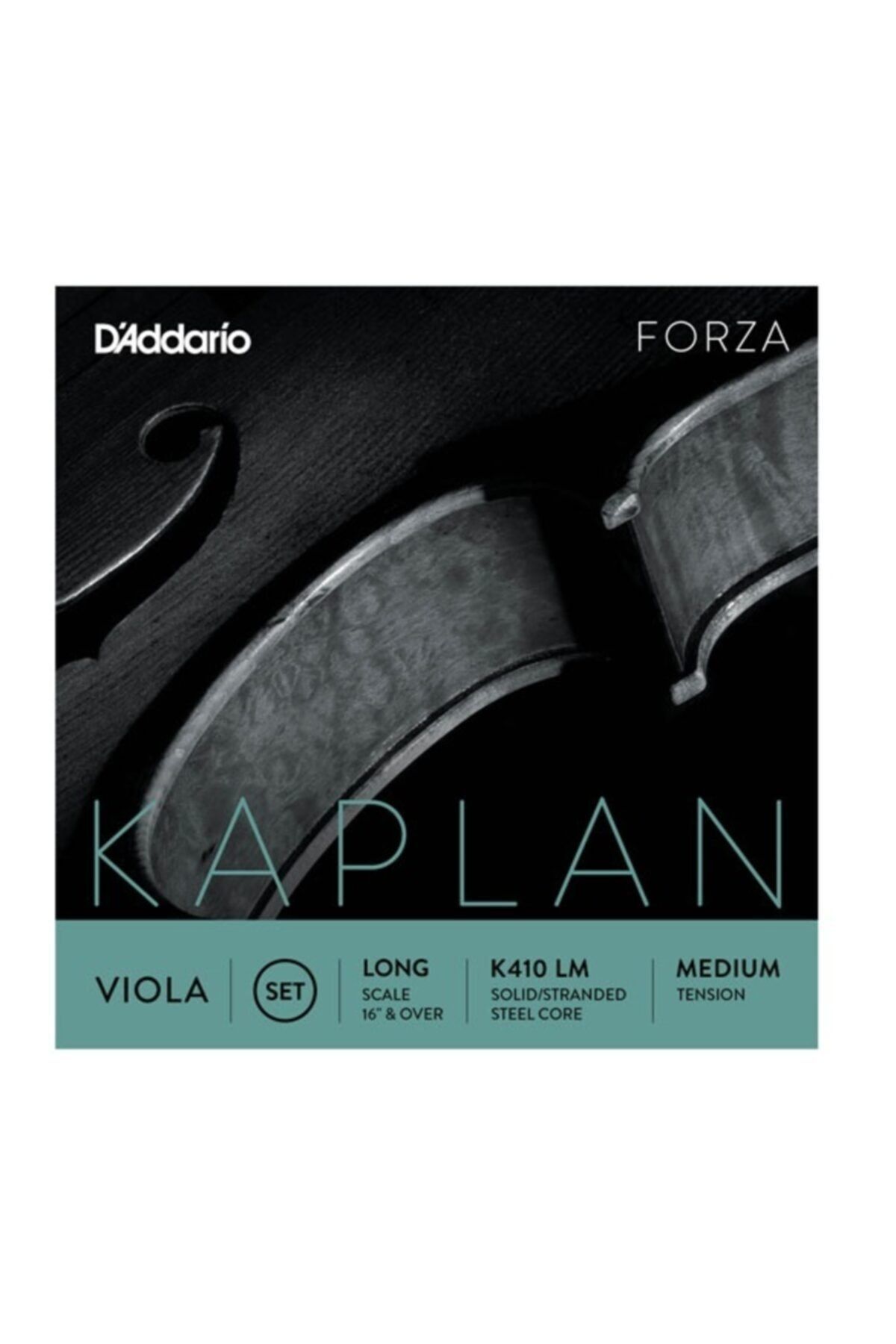 Daddario Daddarıo K410lm Vıola Tel Seti, Kaplan, Long Scale 16\