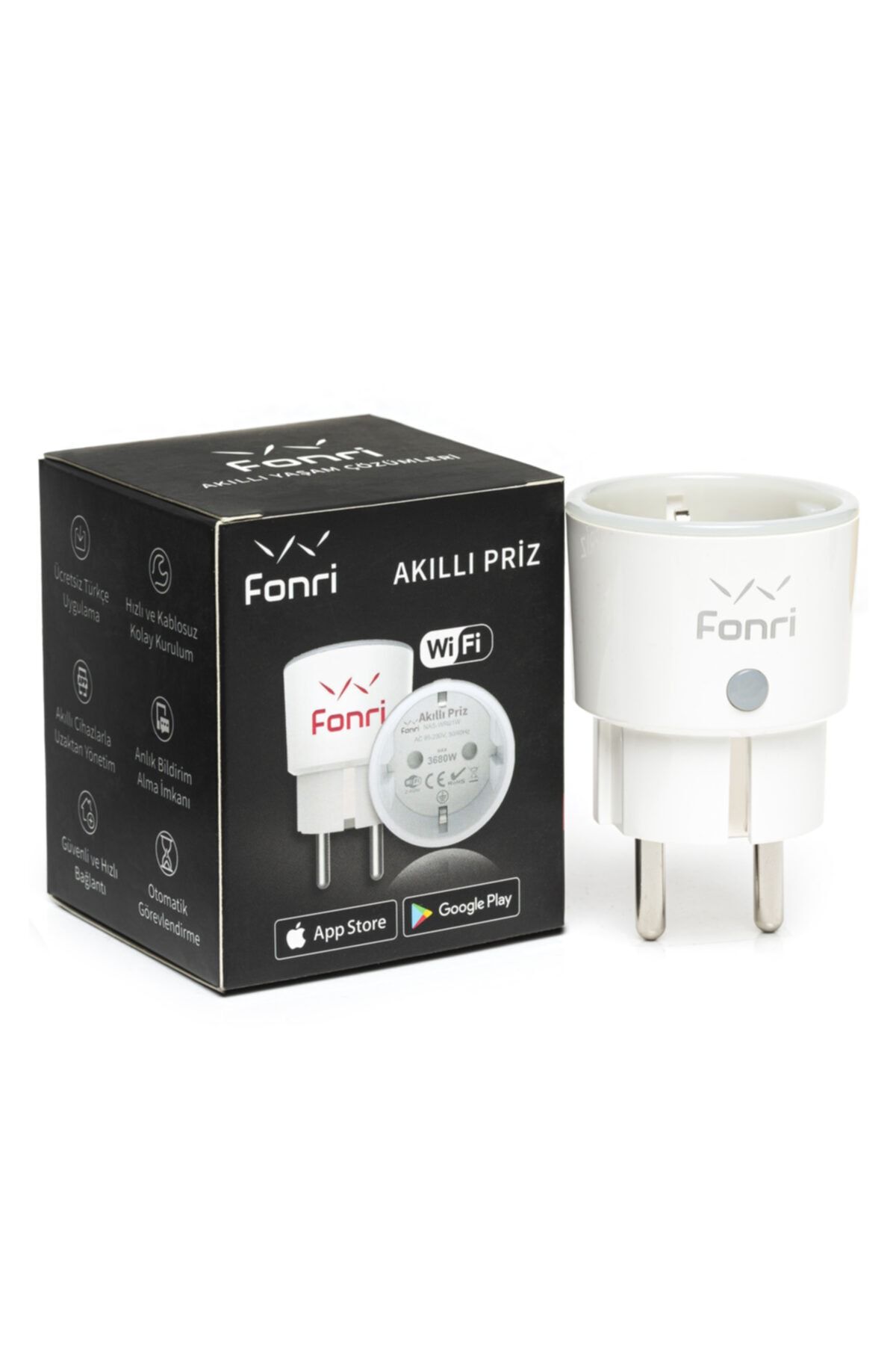 Fonri Wi-Fi Akıllı Priz (16A)