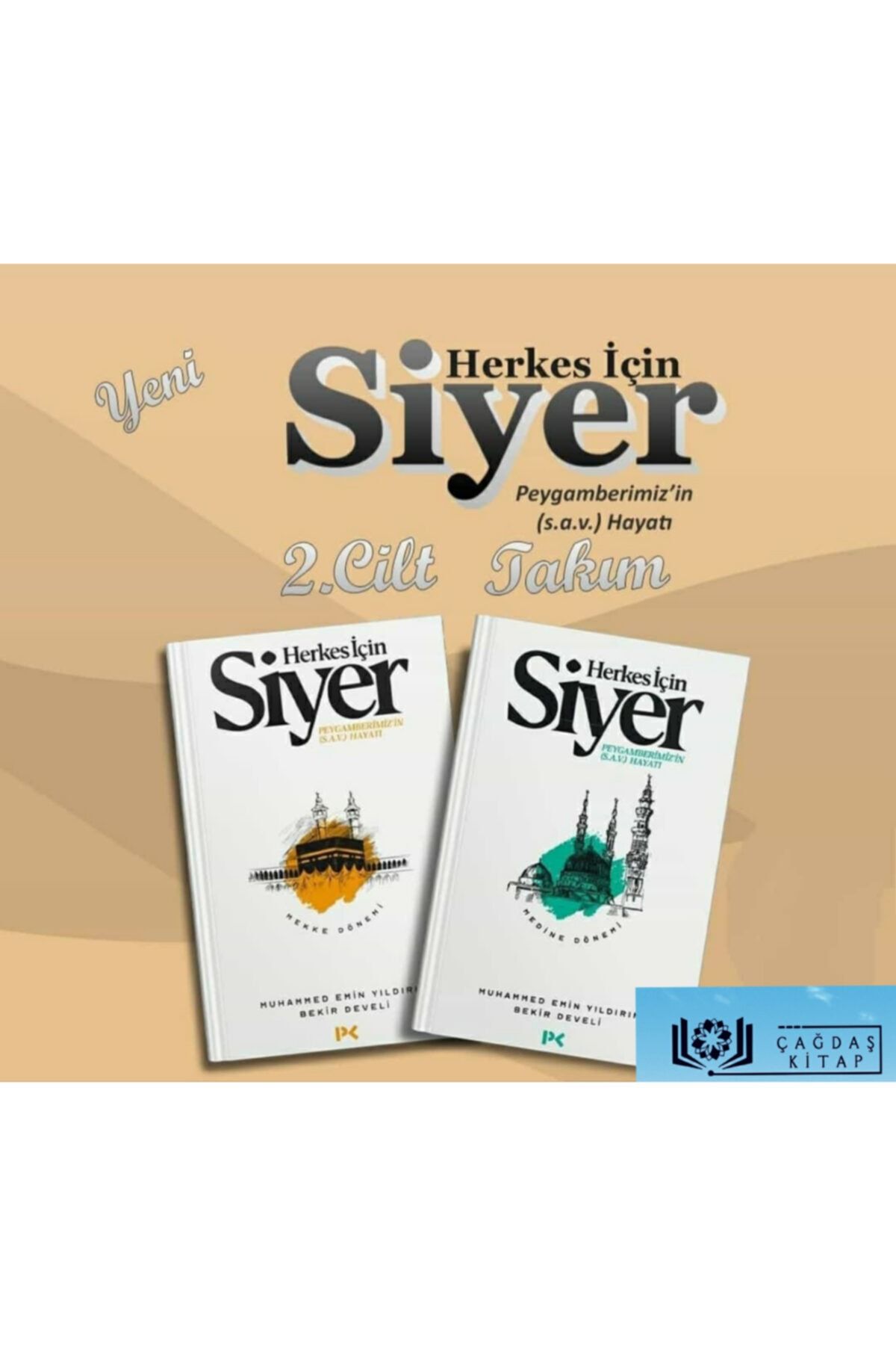 Profil Kitap Herkes Için Siyer - Mekke Dönemi - Medine Dönemi 2kitap Set