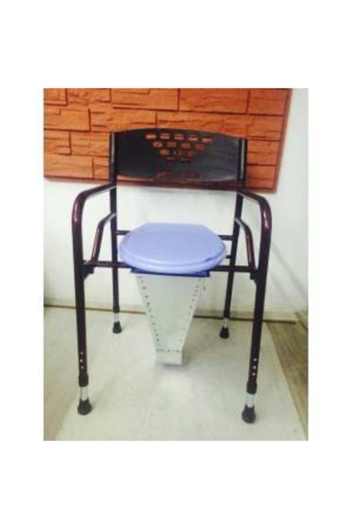 Csr Hasta Wc Sandalye Klozet Direk Wc Tuvalete Seyyar Sandalye Kolay Katlanır 120 Kg Taşıma Kapasiteli