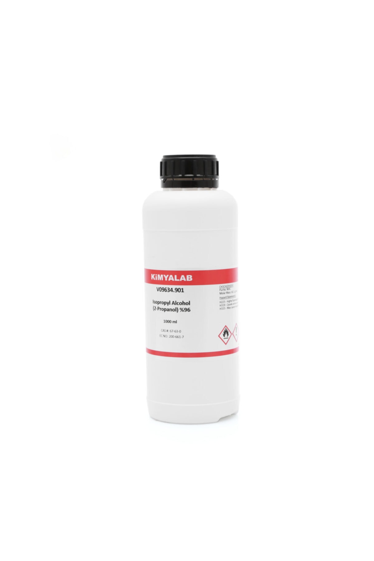 KimyaLab Izopropil Alkol (2-propanol) %96 - Isopropyl Alcohol - (ıpa) - V09634.901