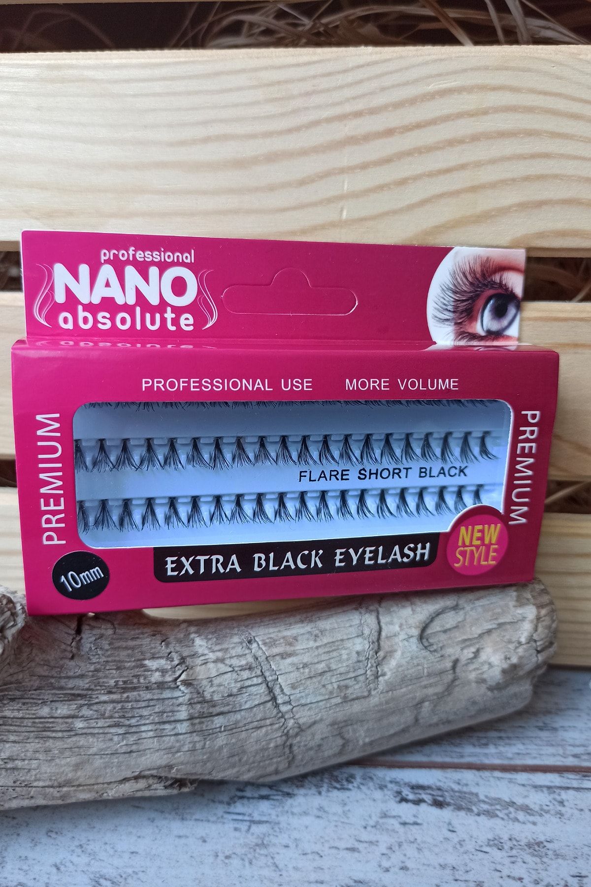 Nano Absolute 60'li Tekli Kirpik Short 10 Mm Elsevkozmetik