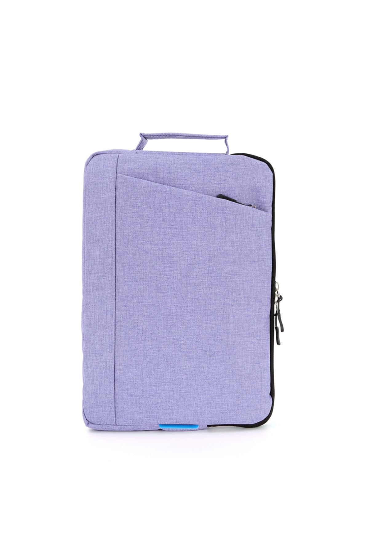 By Hakan Byhakan Ey-172 12,6''-13,3'' Inch Laptop Evrak Çantası Mor