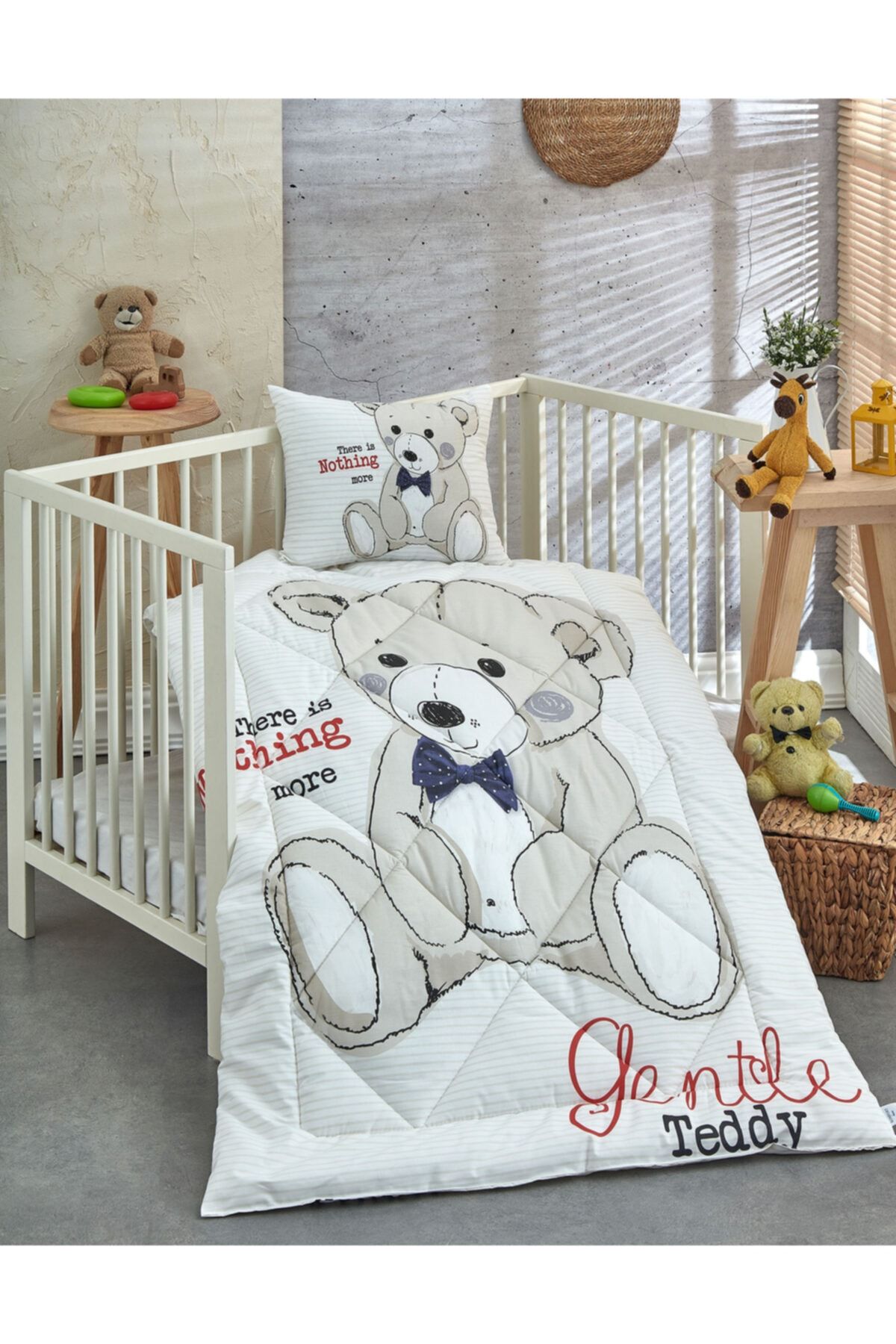 Komfort Home Ranforce Bebek Yorgan Seti %100 Pamuk / V20