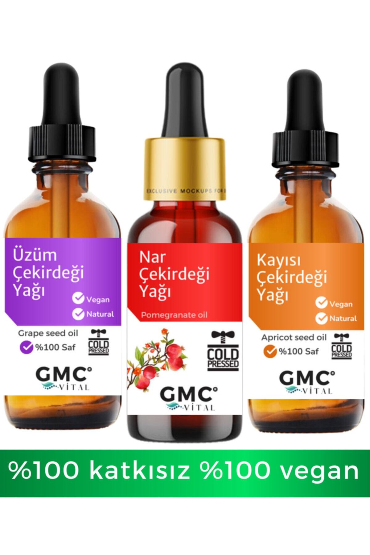 Gmc vital %100 Saf Yaşlanma Ve Kırışıklık Karşıtı Nemlendirici Serum Seti Vegan Soğuk Sıkım (cold Press)