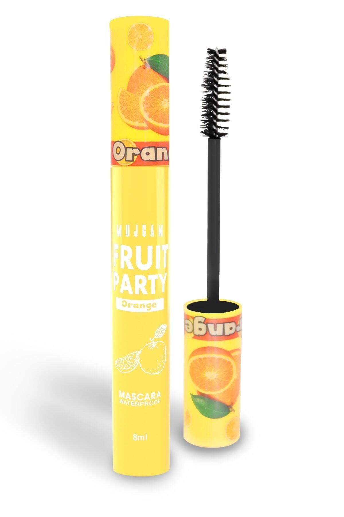 MUJGAN Fruıt Party Portakal Içerikli Waterproof Maskara 8 ml