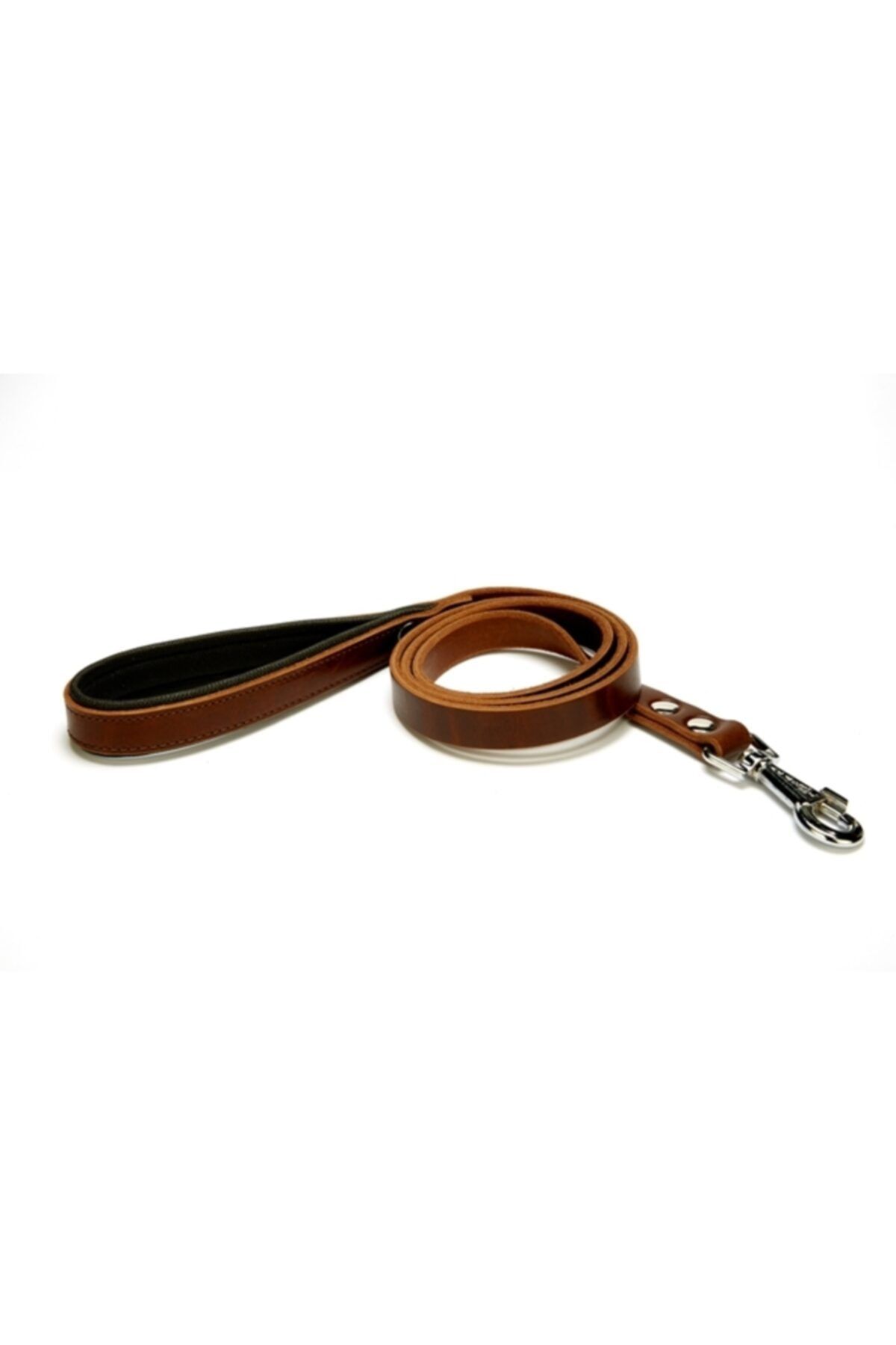 Doggie Softlu Deri Köpek Gezdirme Kayışı 2 Cm*120 Cm Kahverengi