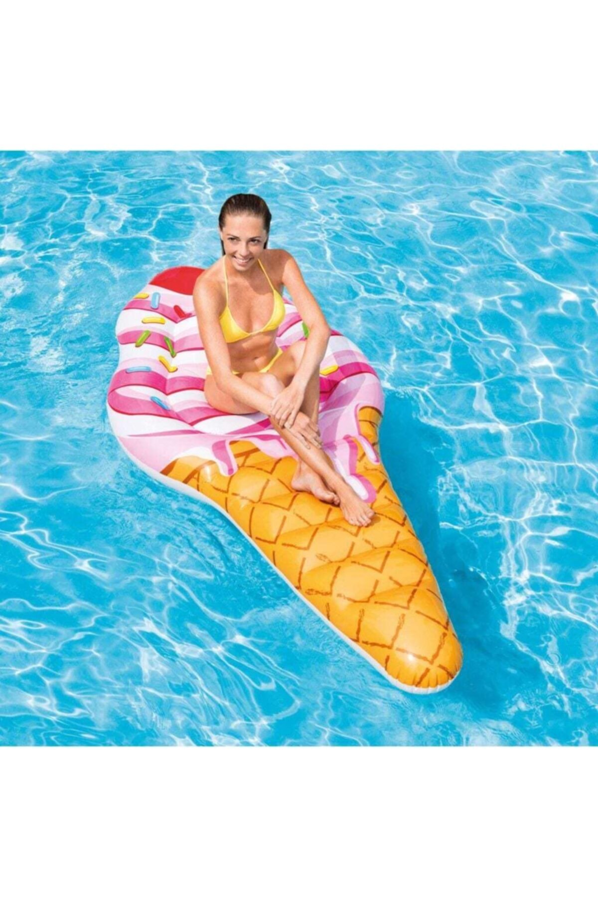 Lisinya Deniz Yatağı Meyveli Dondurma Ada Yatak 224x107 Cm Intex - 58762