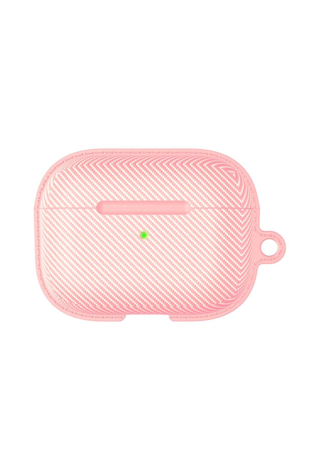 Techmaster Apple Airpods Pro Fiber Carbon Görünümlü Silikon Koruma Kılıfı