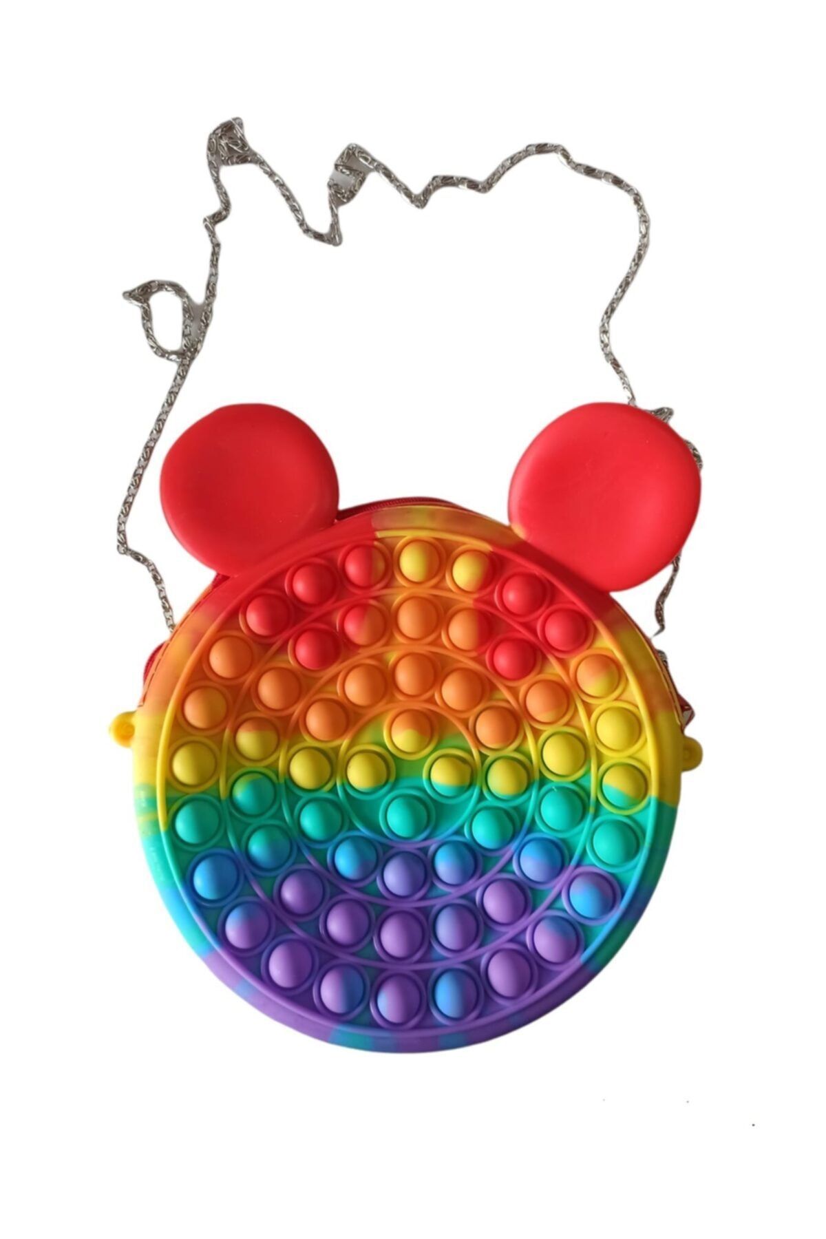 BAŞEL Gökkuşağı Pop It Çanta 18 Cm