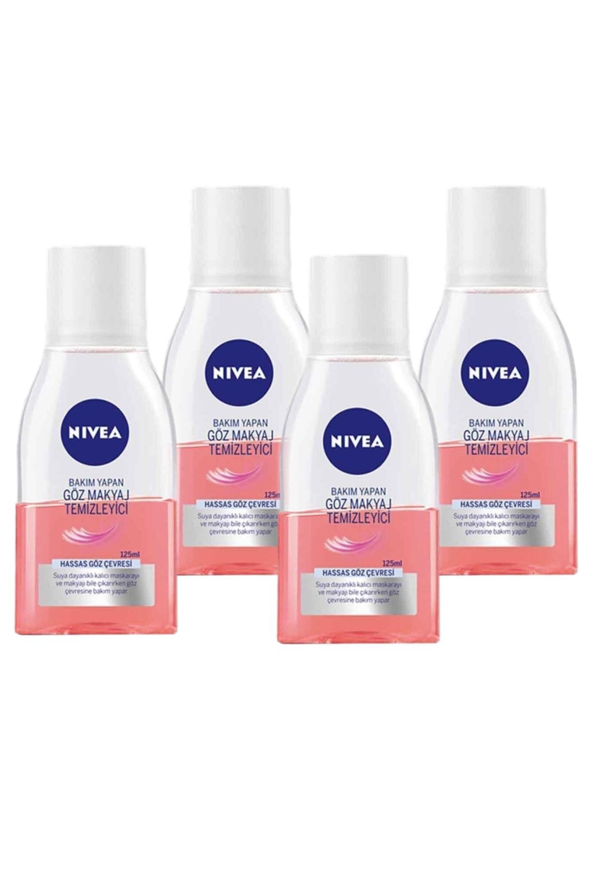 Nivea Bakım Yapan Göz Makyaj Temizleyici 125 Ml X 4 Adet