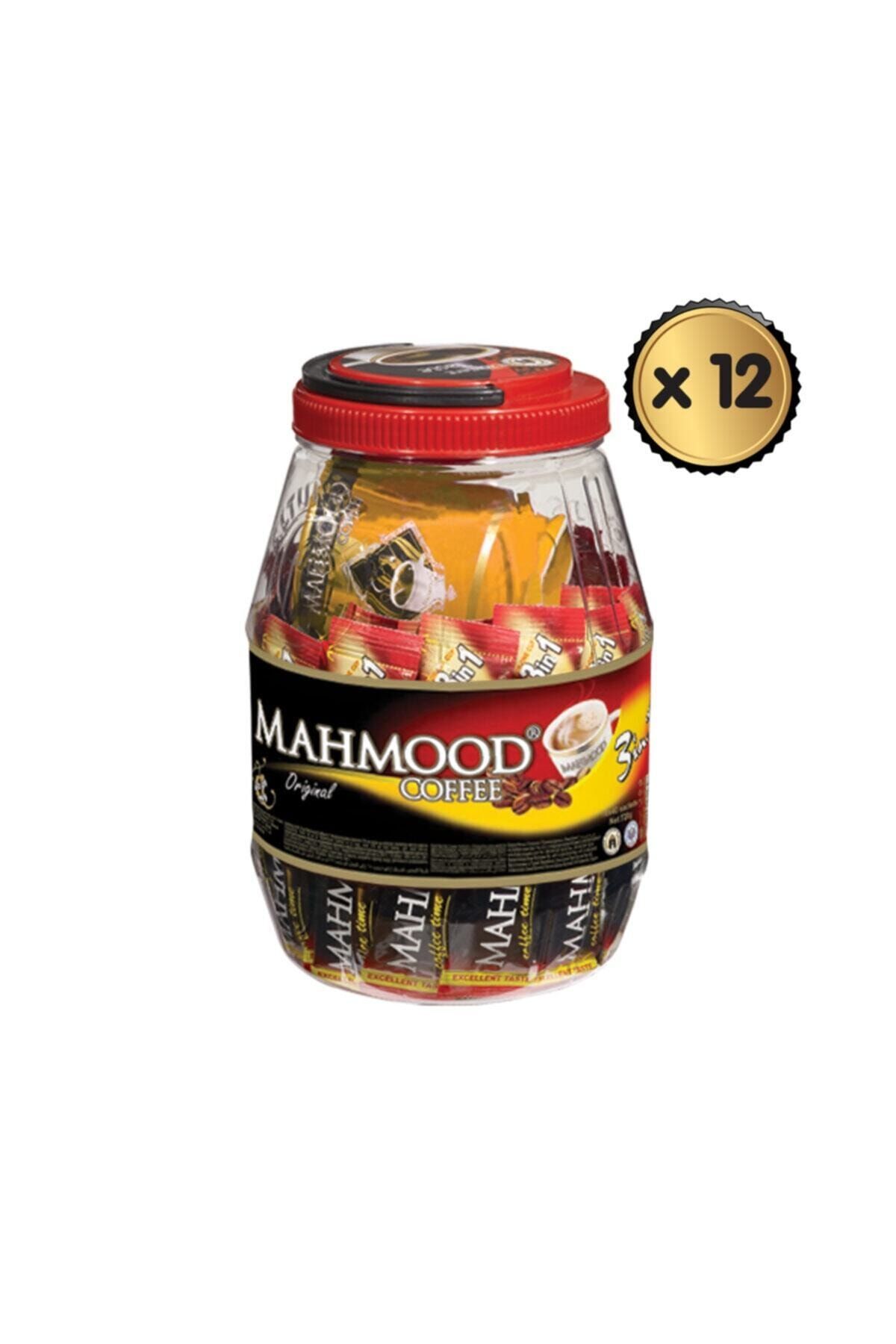 Mahmood Coffee Mahmood 3ü1 Arada 36 Adet Kavanozlu Bardak Hediyeli X12 Paket (1 KOLİ)