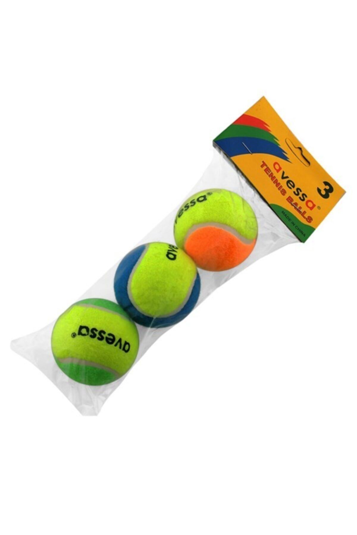 AVESSA Tenis Topu 3'lü Renkli