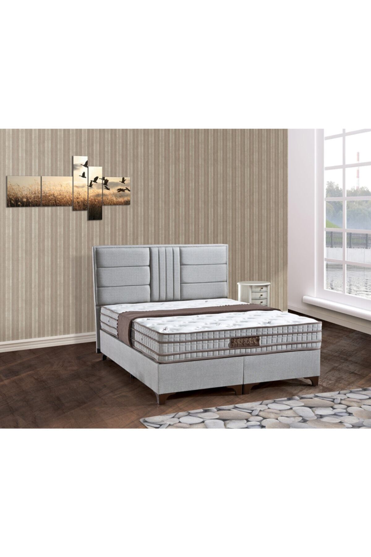 DGS Comfort Tcgroup Safran Tek Kişilik Yatak Baza Başlık 100x200