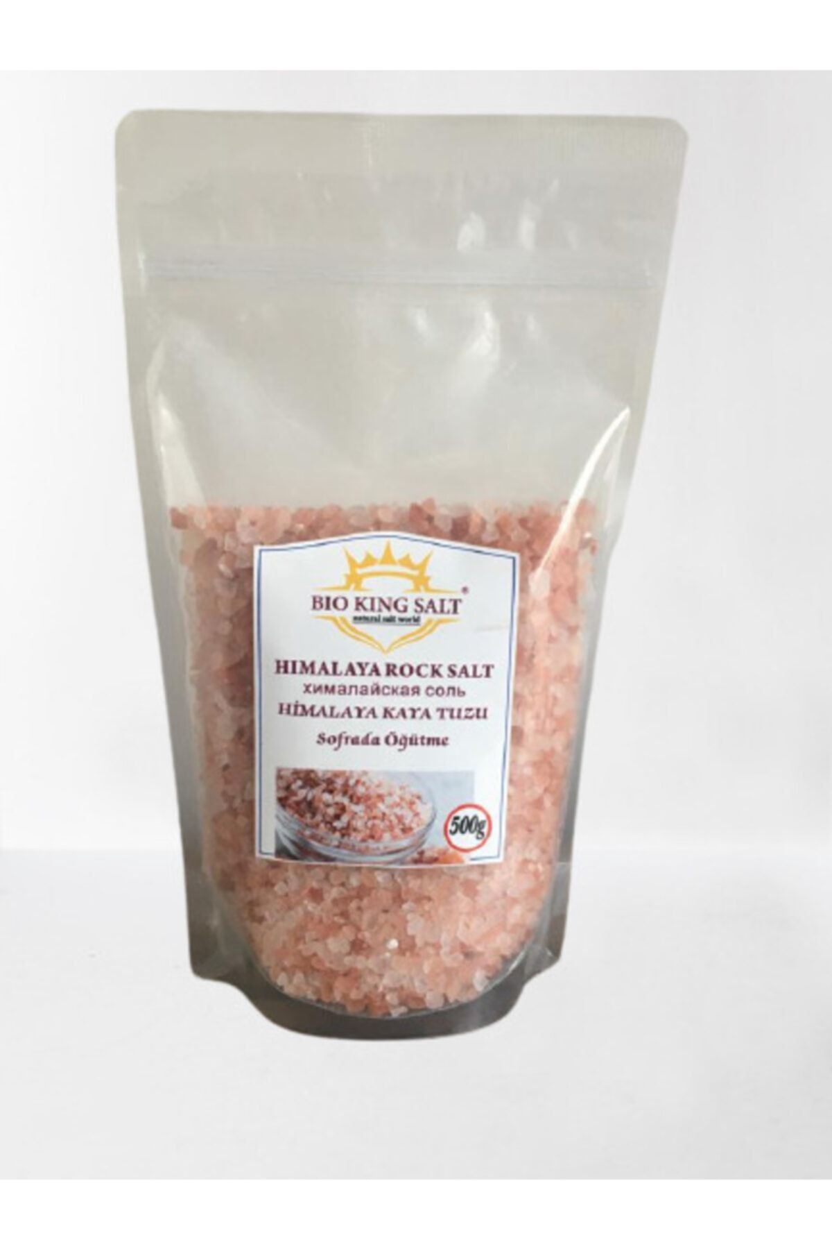 ÇİÇEK TUZ Iri Taneli Pembe Himalaya Tuzu (500 Gr)