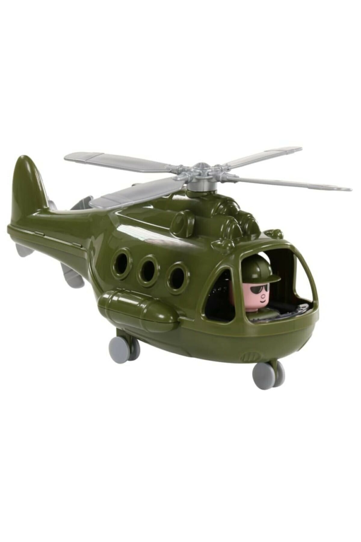 Polesie Sağlam Kırılmaz Tekerlekli Savaş Helikopteri 30 Cm