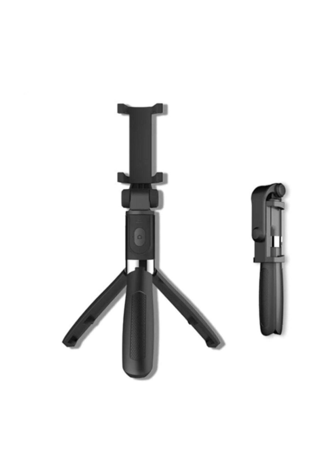 Tripod Bluetooth Kumandalı Kablosuz Selfie Çubuğu