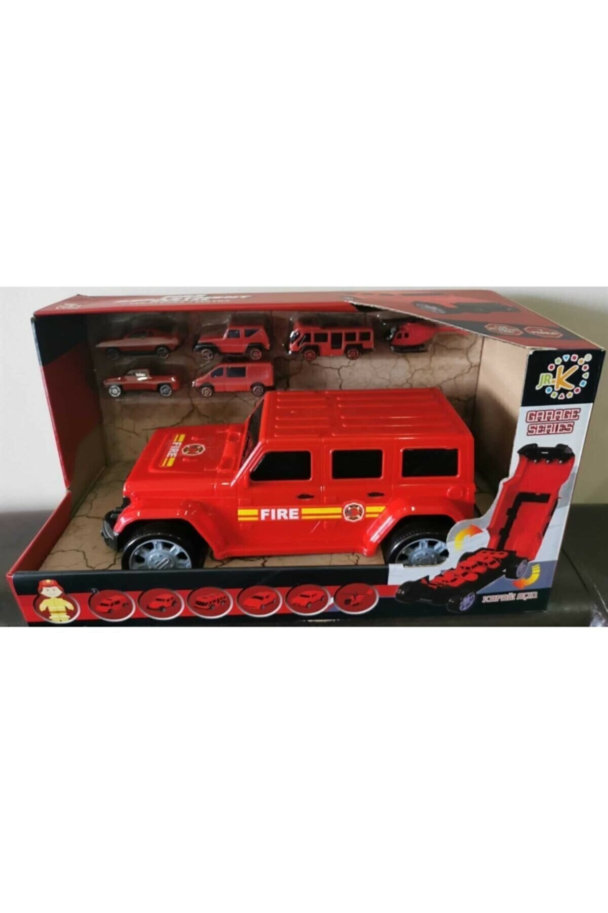 ÖFA TOYS Itfaiye Seti Oyuncak Jeep