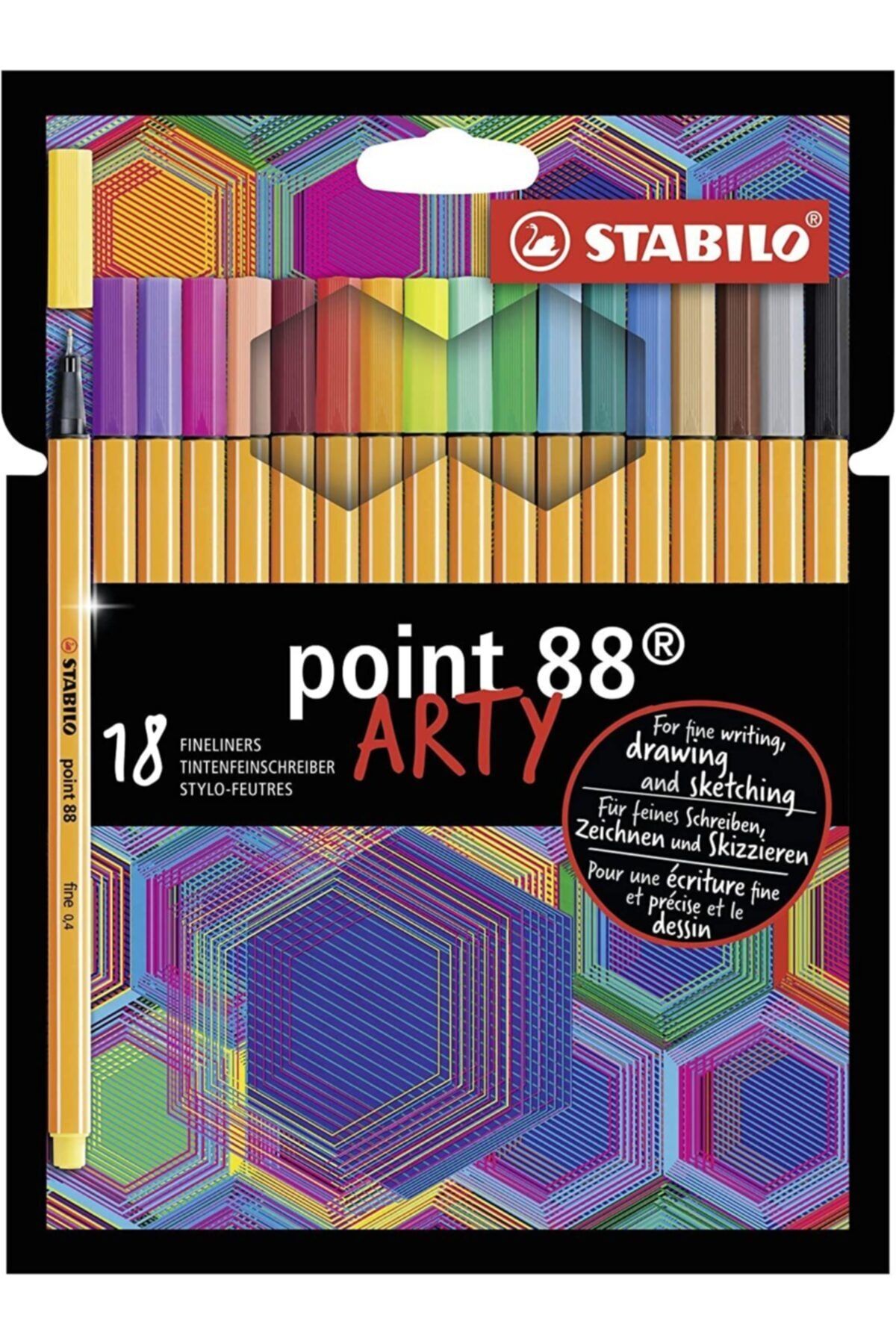 Stabilo Point 88 Arty Ince Keçe Uçlu Kalem Seti 18'li