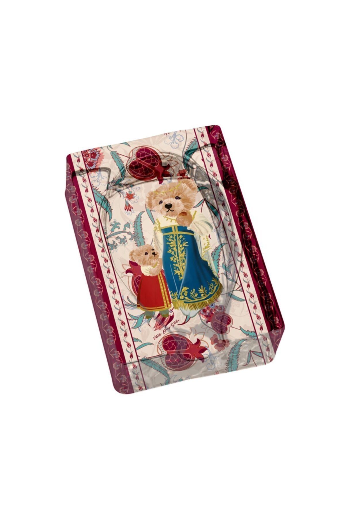 VİTELLİ Suzani Teddy Bear Oval Puro Küllüğü