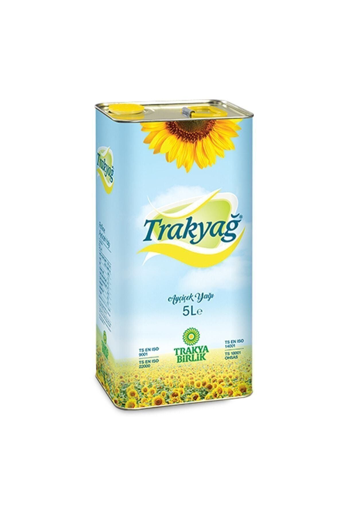Trakyağ Ayçiçek Yağı 5 Lt Teneke