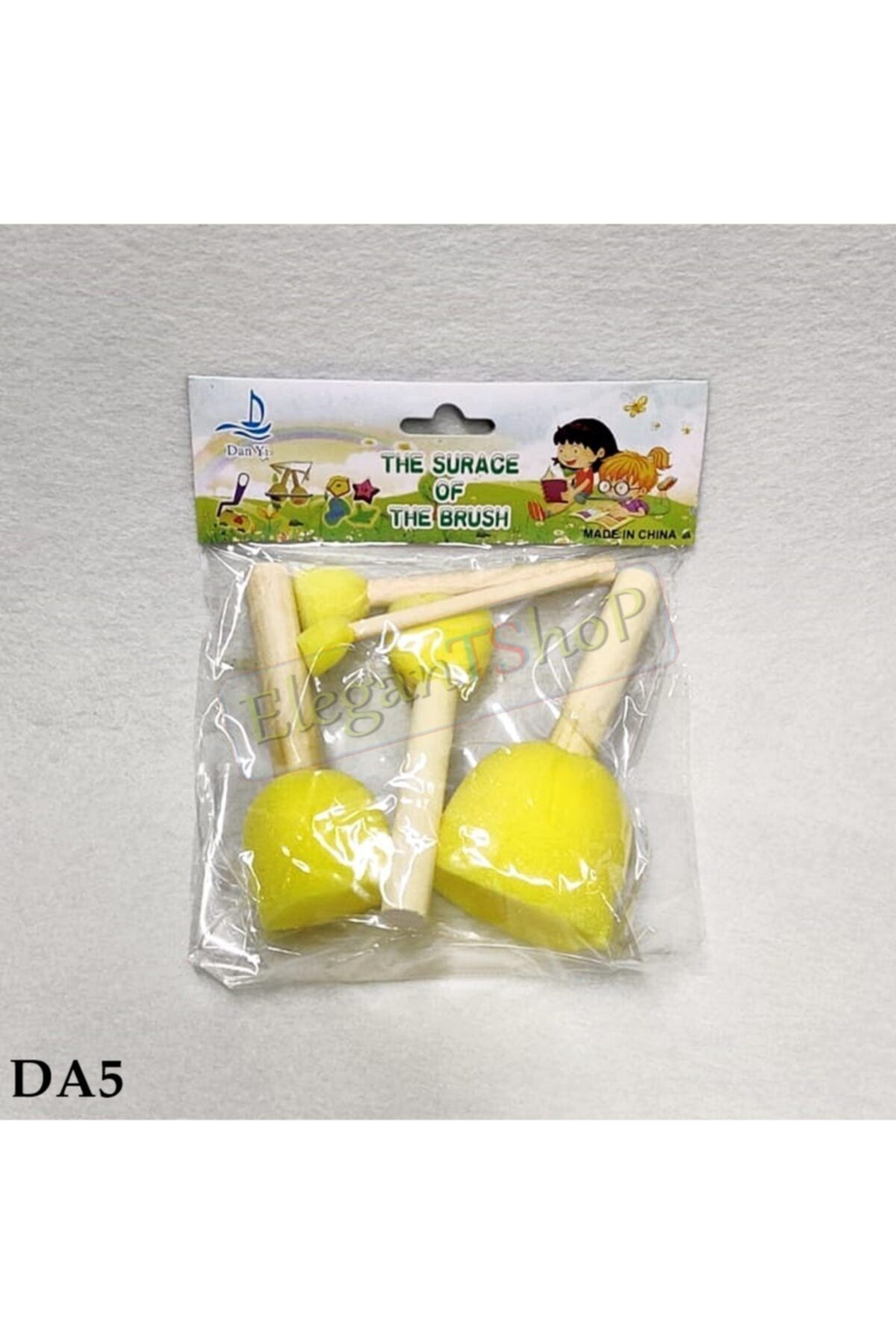 EleganTShoP Sünger, Ponpon, Tampon Fırça Seti