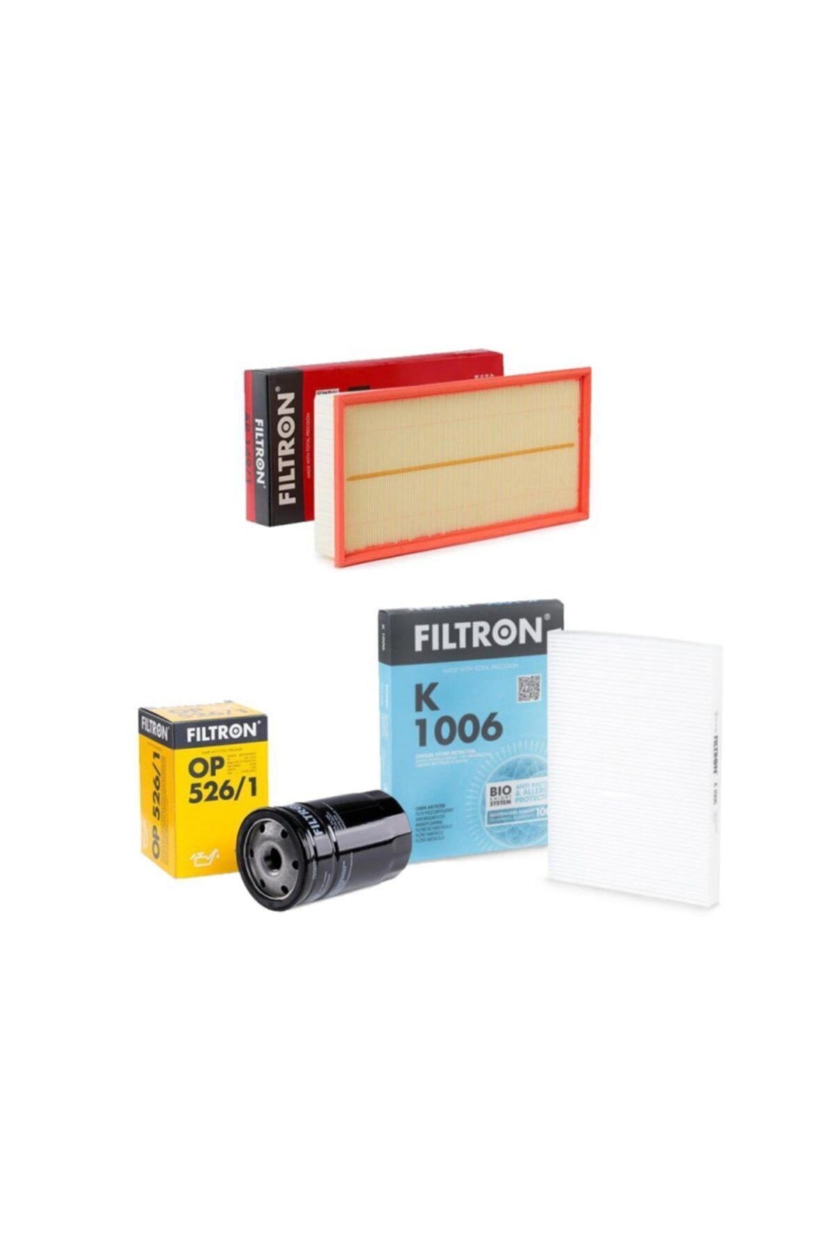Filtron Bora 1.6 8 Valf Akl Uyumlu Motor Periyodik Bakım Seti