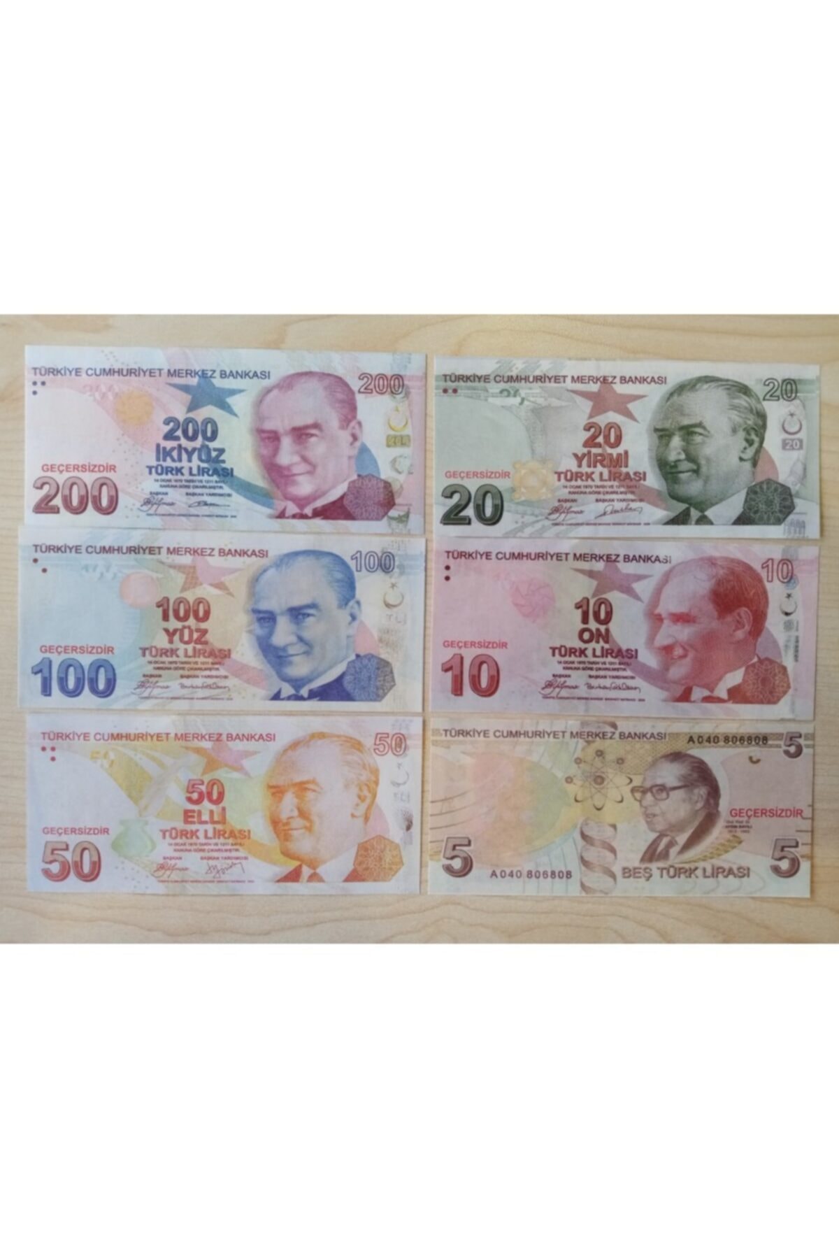 Teksa Türk Lirası Geçersiz 6 Adet