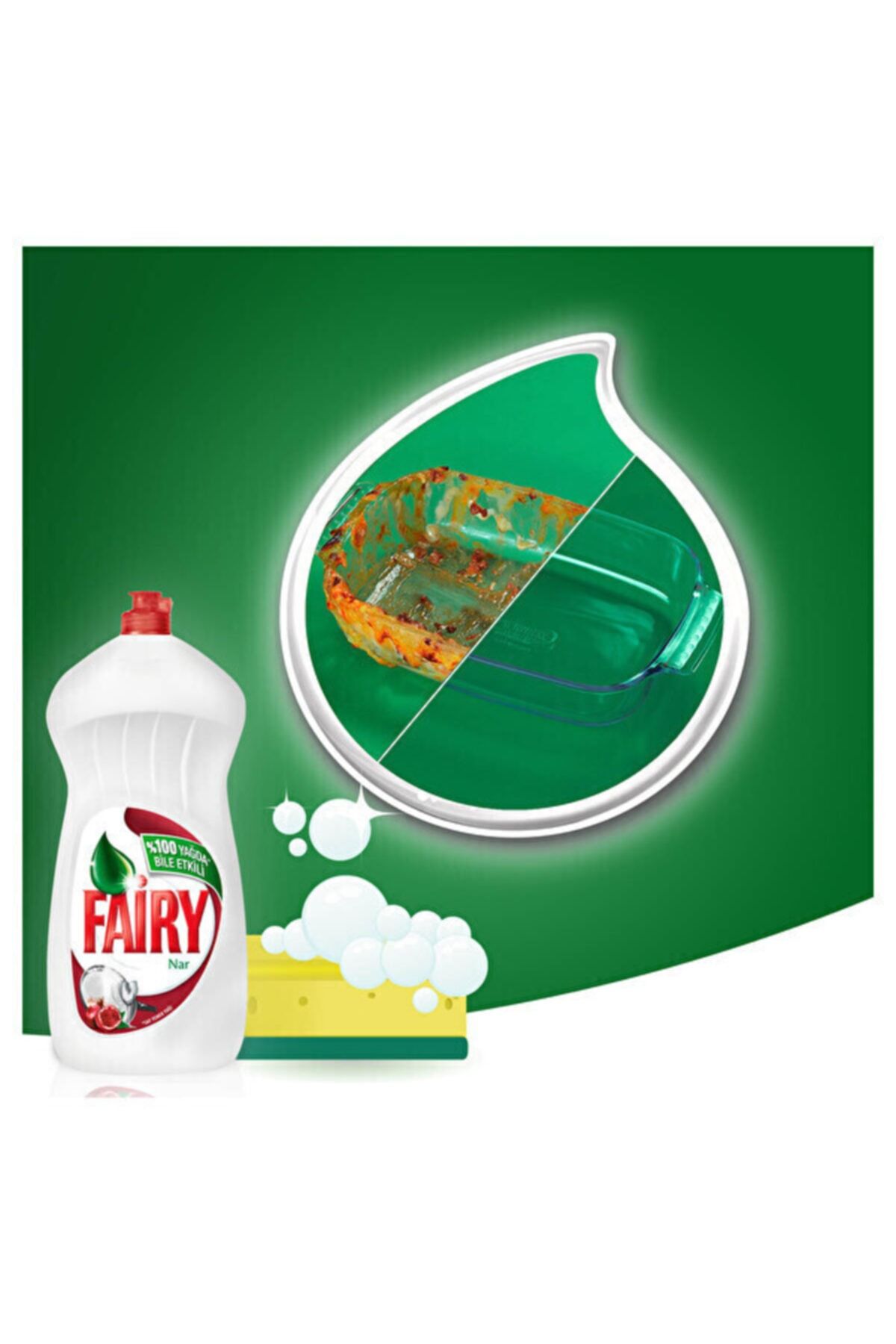 Fairy Bulaşik Deterjani Nar Kokulu 650 ml X 10 Adet