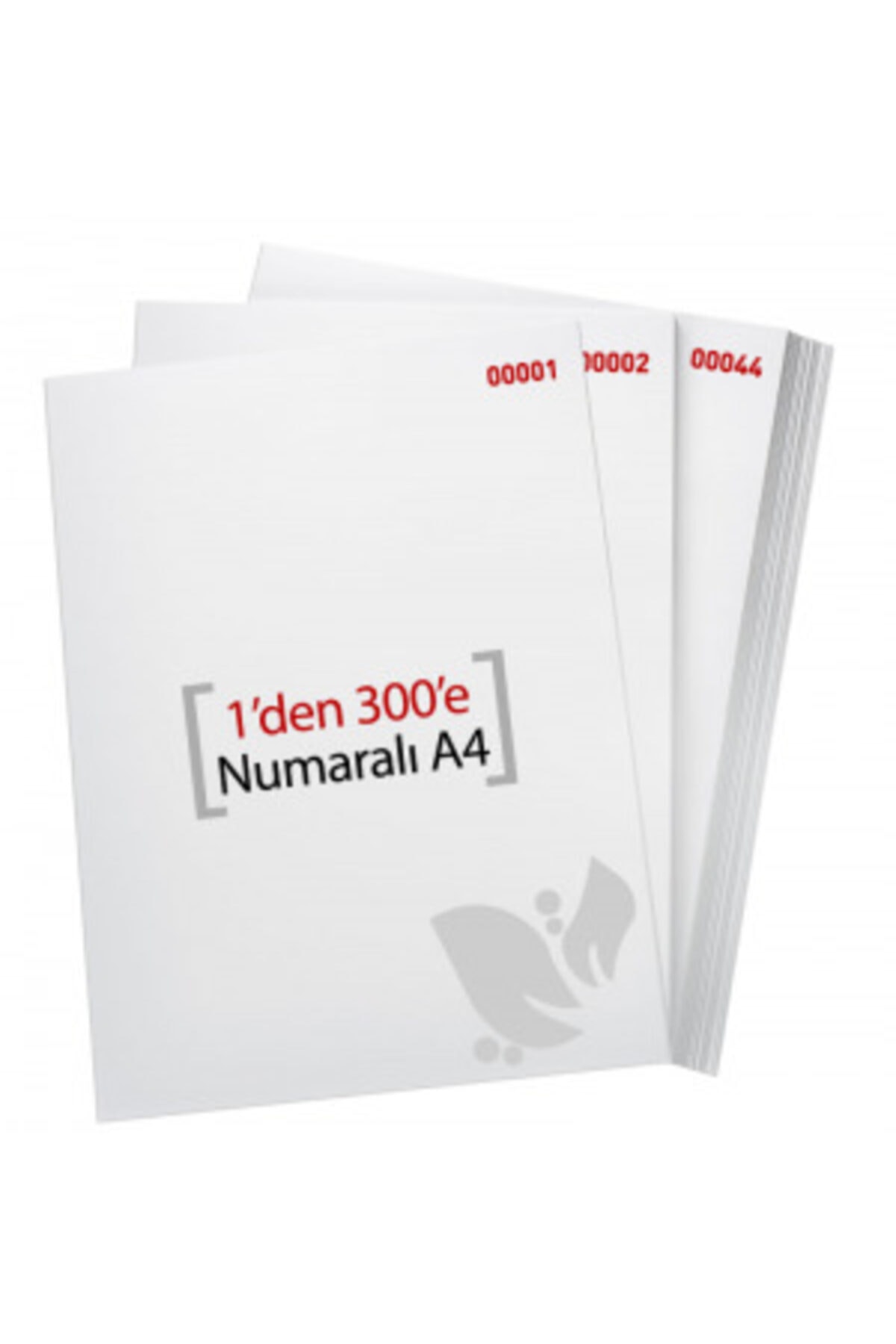 A4 Tech Numaralı A4 Fotokopi Kağıdı ( 300 Adet ) 001-300