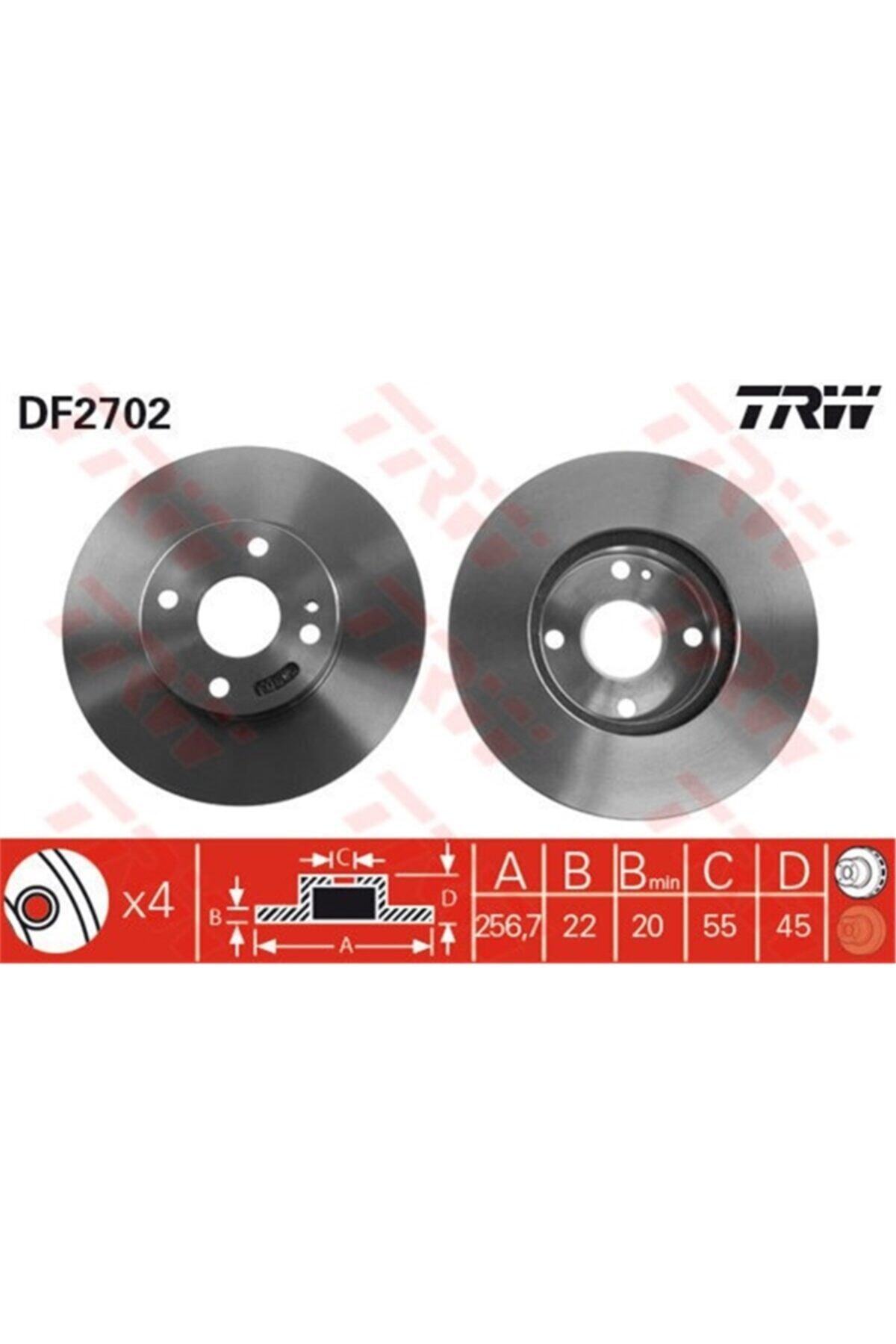 PARCAWORLD Fren Diski Ön . Bb7e-33-25xd Japon 323 (ba) 95-98 1.8 Trw Trw Df2702