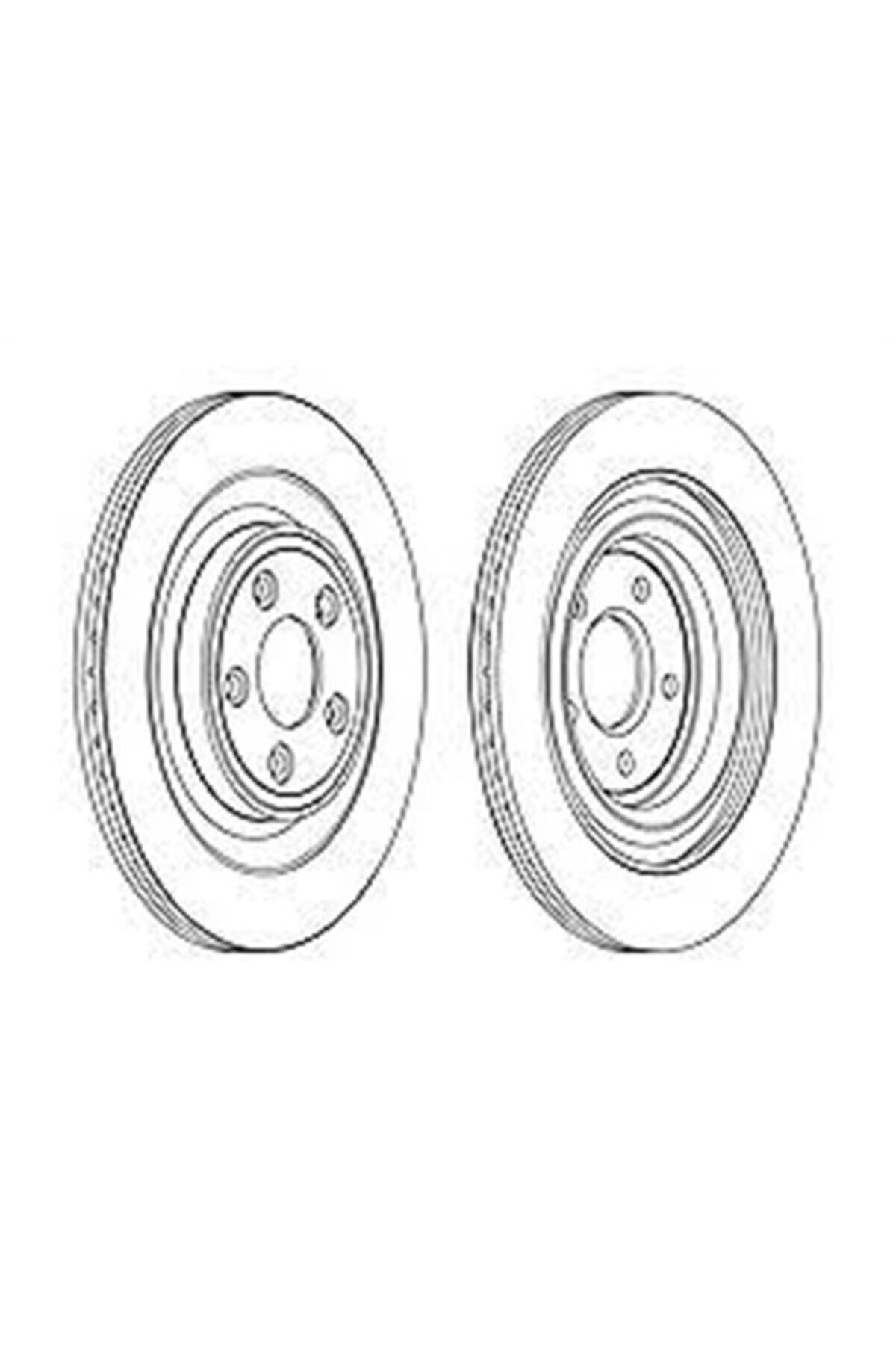 PARCAWORLD Arka Fren Aynası Jaguar Xf 2008-2015 Xj 94-2015 Xjs Xk 96-2014 Stype 02-07 Cap 326 Mm Ferodo Ddf1703