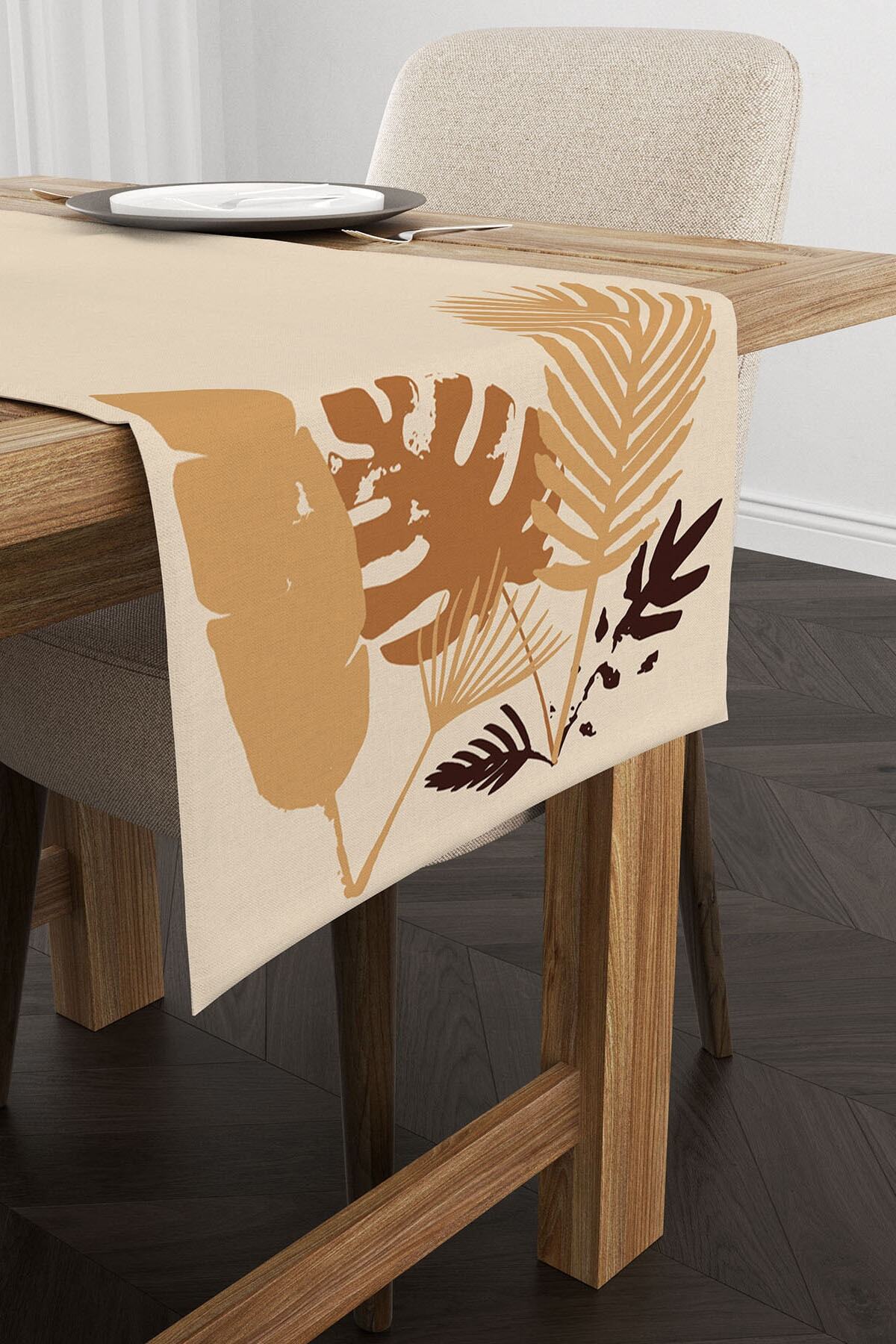 Ysahome Retro Desenli Dekoratif Modern Runner