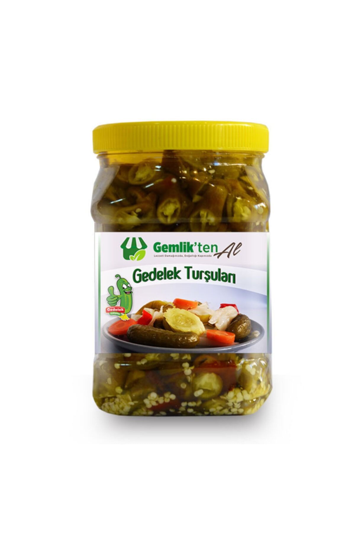 Gemlikten Al Dilimli Jalapeno Turşusu 1 Kg