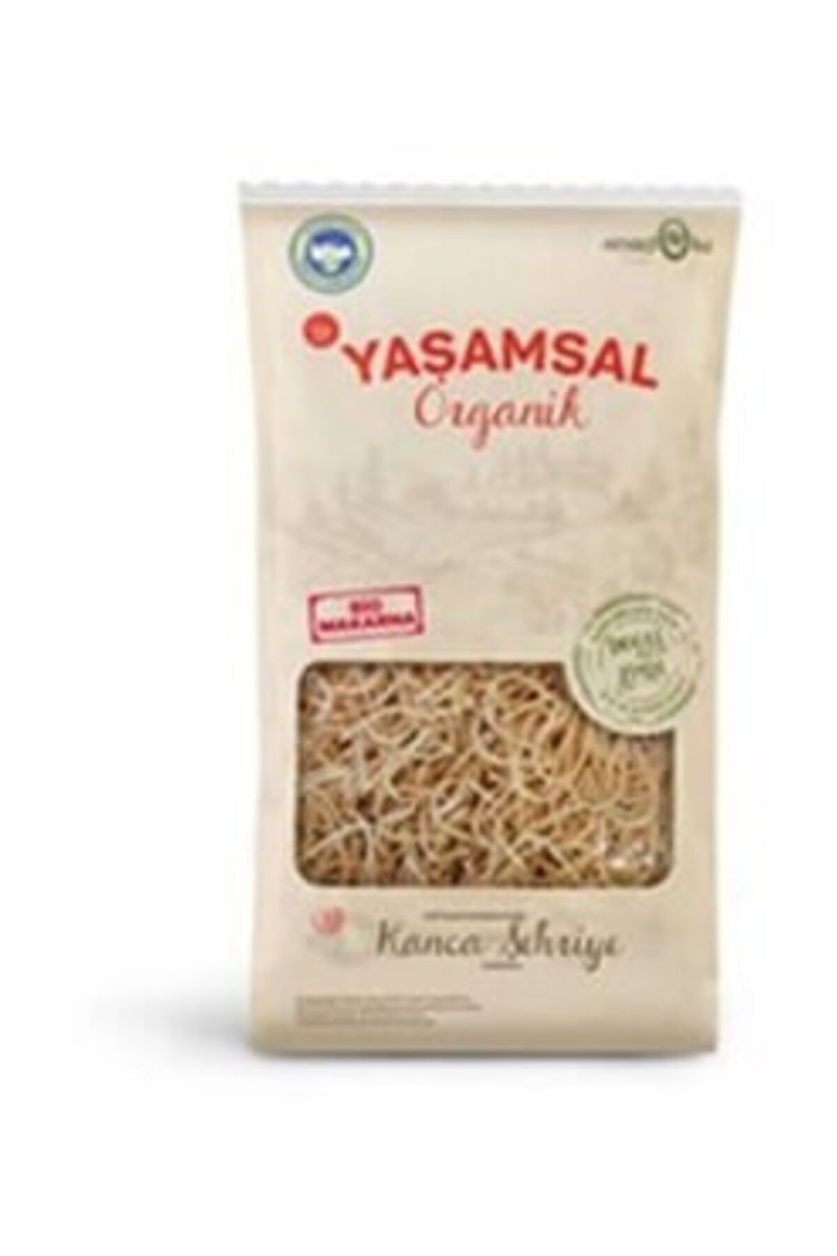 Yaşamsal Organik Organik Tam Buğday Tel Şehriye (500 gr) Yaşamsal Organik