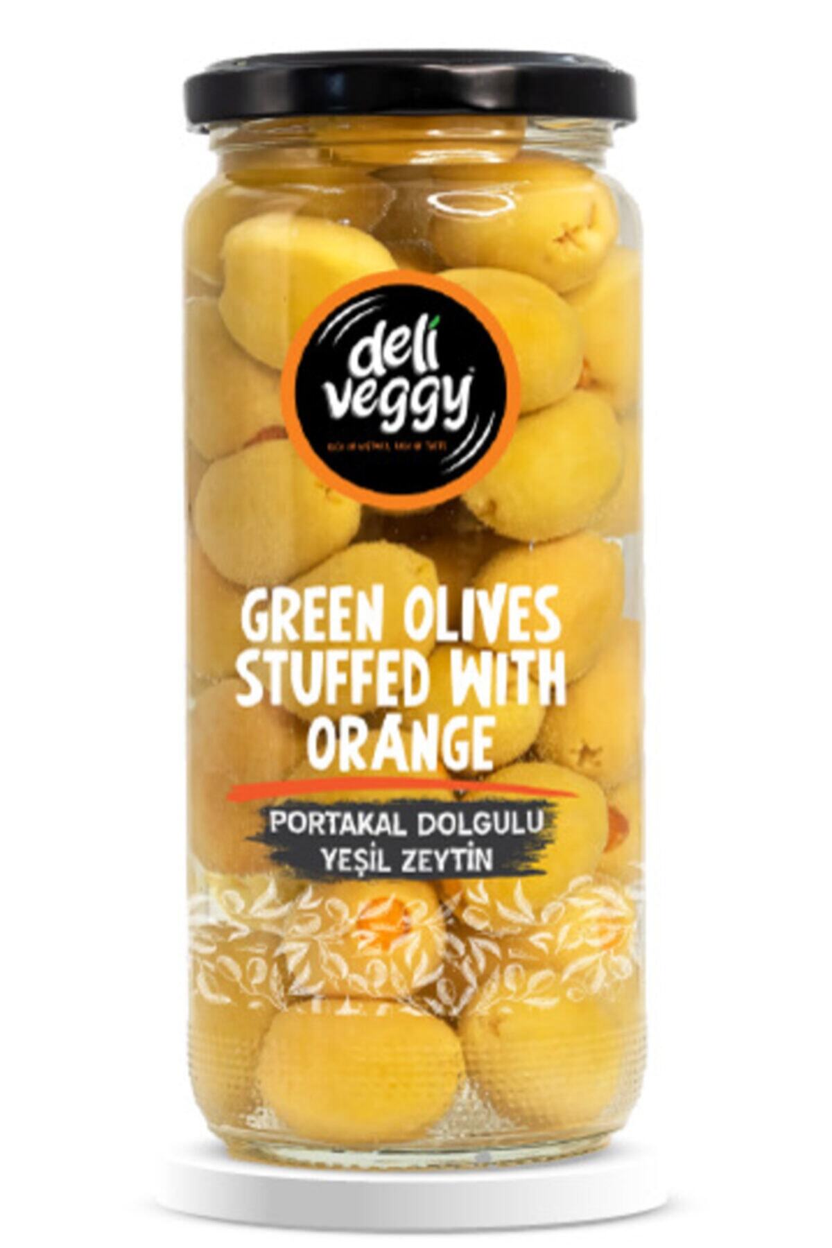 deliveggy Portakal Dolgulu Yeşil Zeytin
