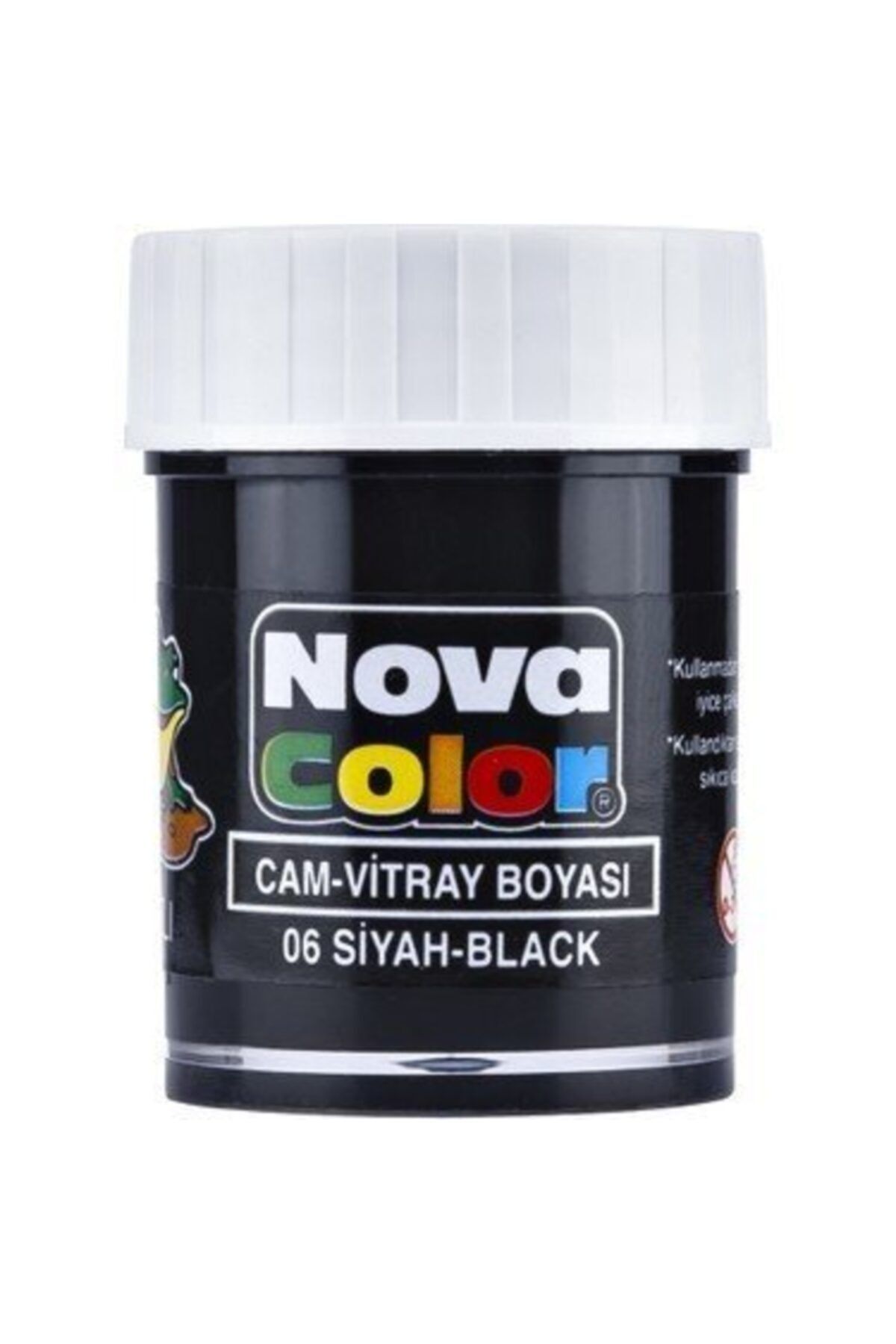 Nova Color Cam Boyası Su Bazlı Siyah 12 Li
