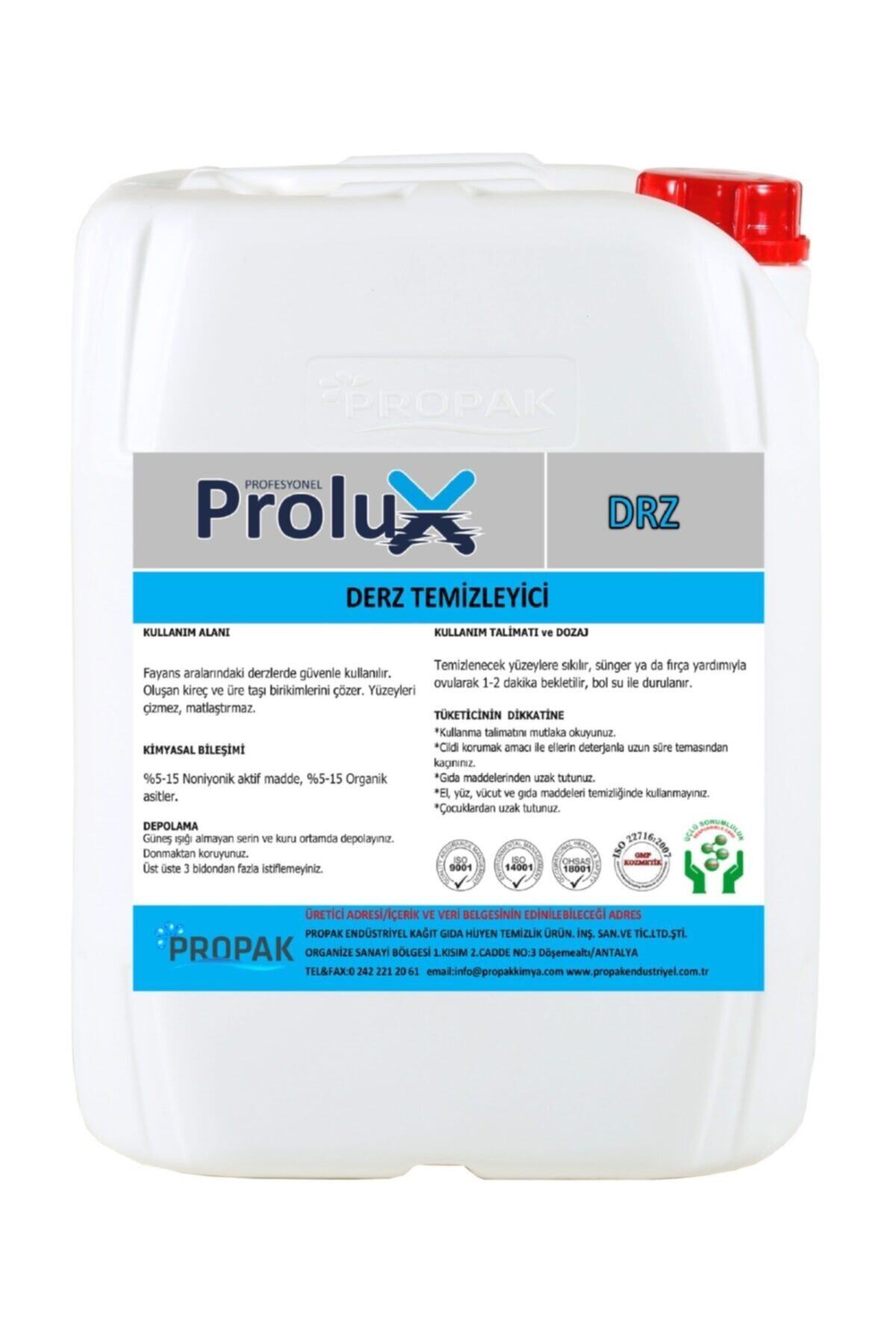 PROLÜX Derz Temizleme Sıvısı 5 Kg