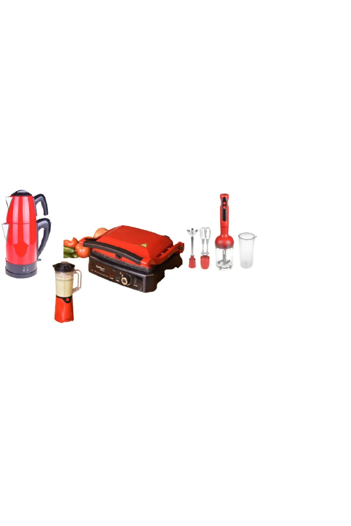 WARRANTY KITCHEN Bambu Elekronik Mutfak Seti 4 Parça